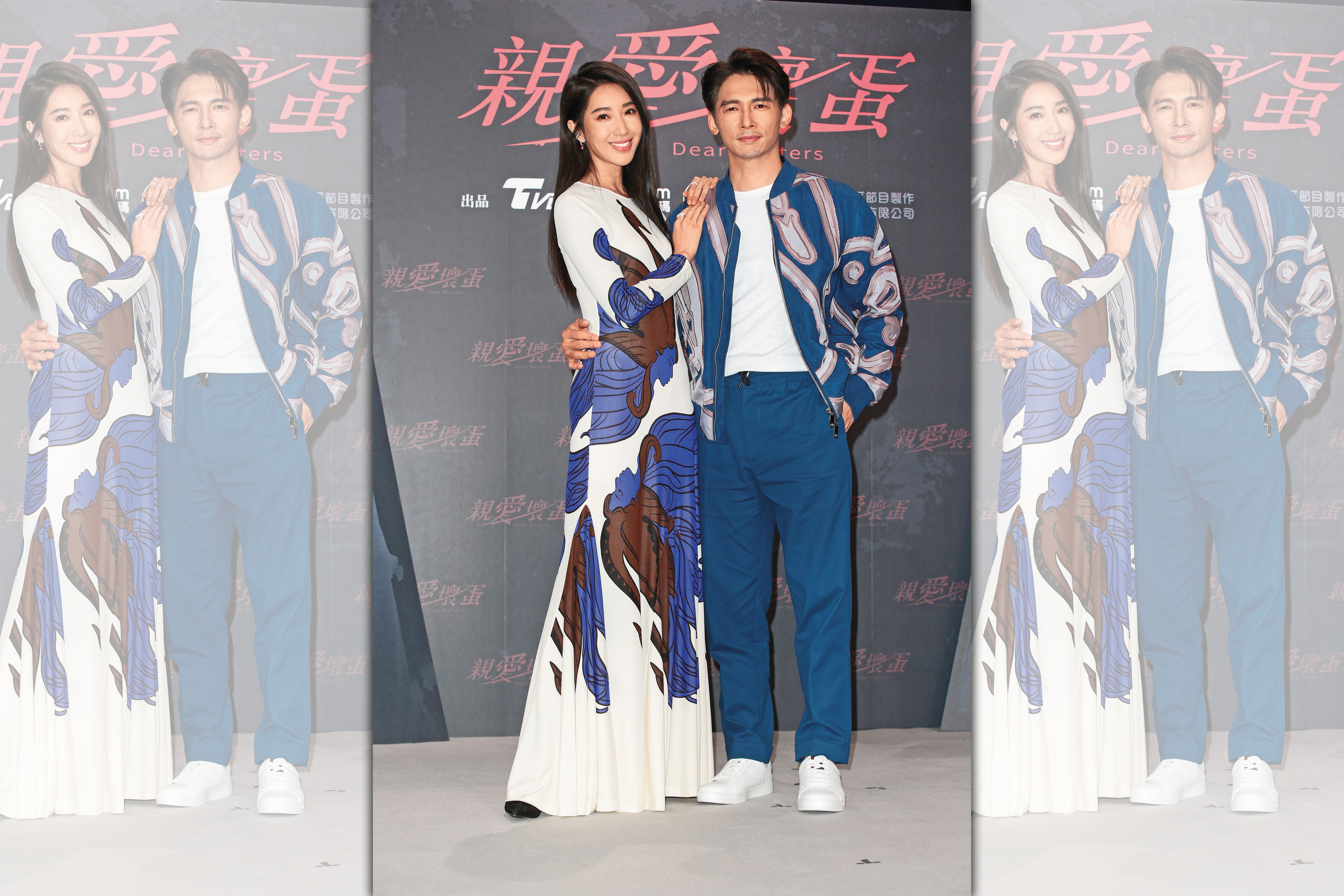 隋棠（左）與温昇豪（右）昔日憑《犀利人妻》站穩一線地位，今年3搭參加實境粽藝，導演坦言看上2人形象正面正義。（翻攝自溫昇豪臉書）