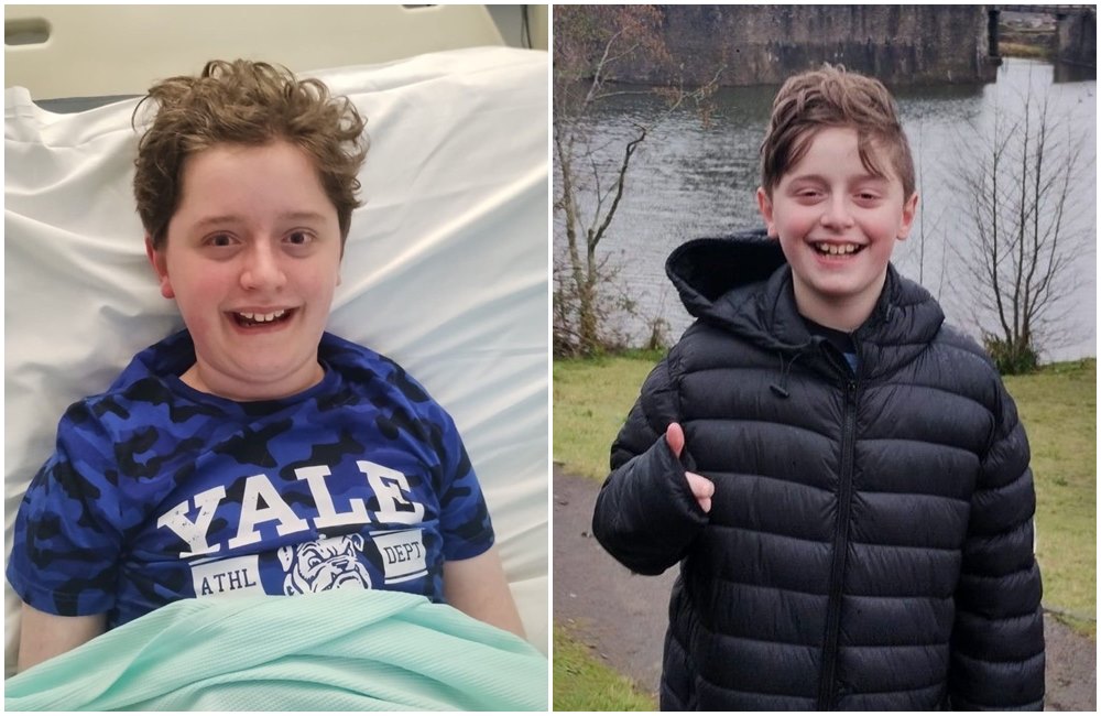 14歲的凱爾是英國最年輕的MND患者。(翻攝Kyle's MND Story 臉書)