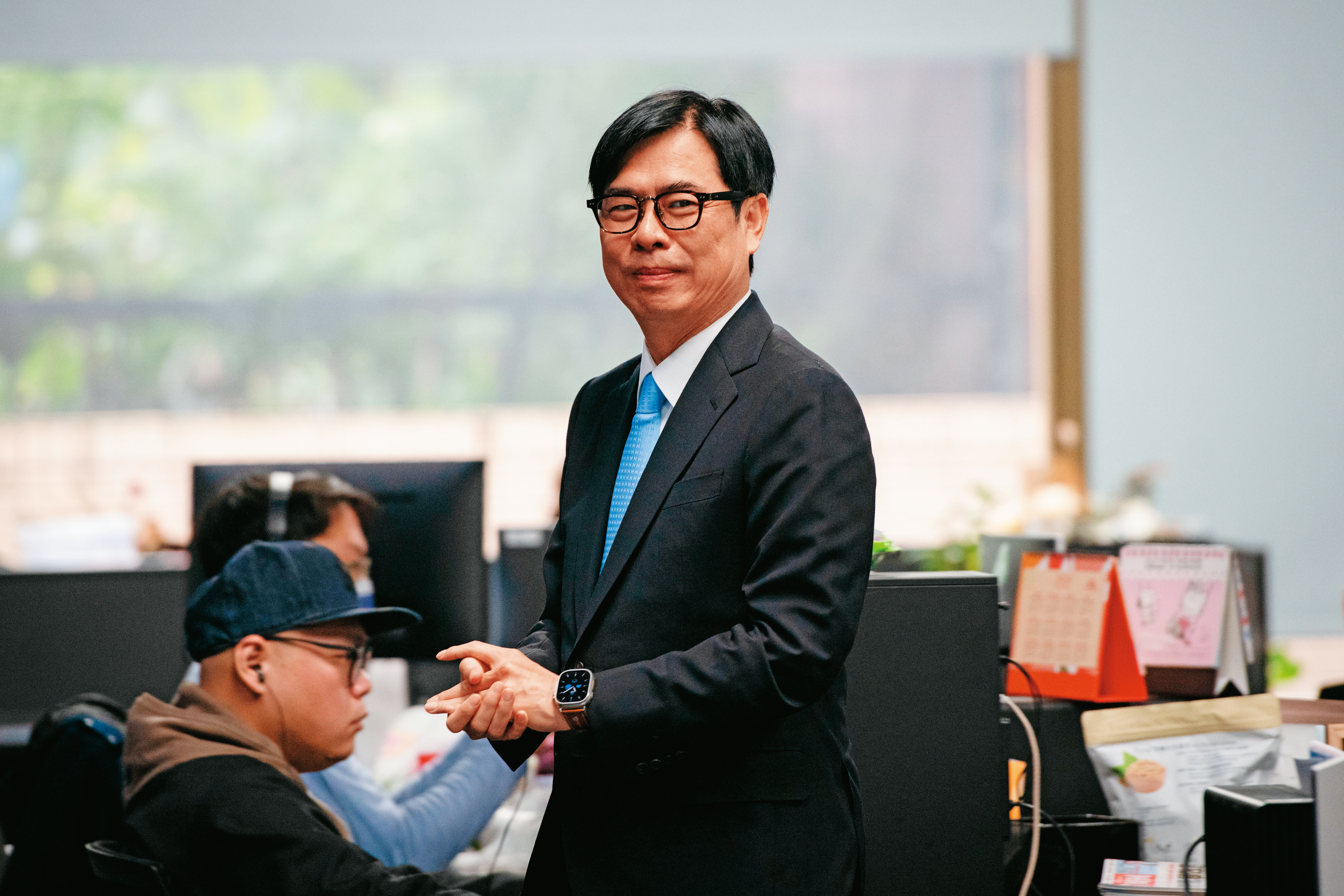 陳其邁自認市長補選上任後，他2年拚4年，2022年連任後也仍是「緊緊緊」。