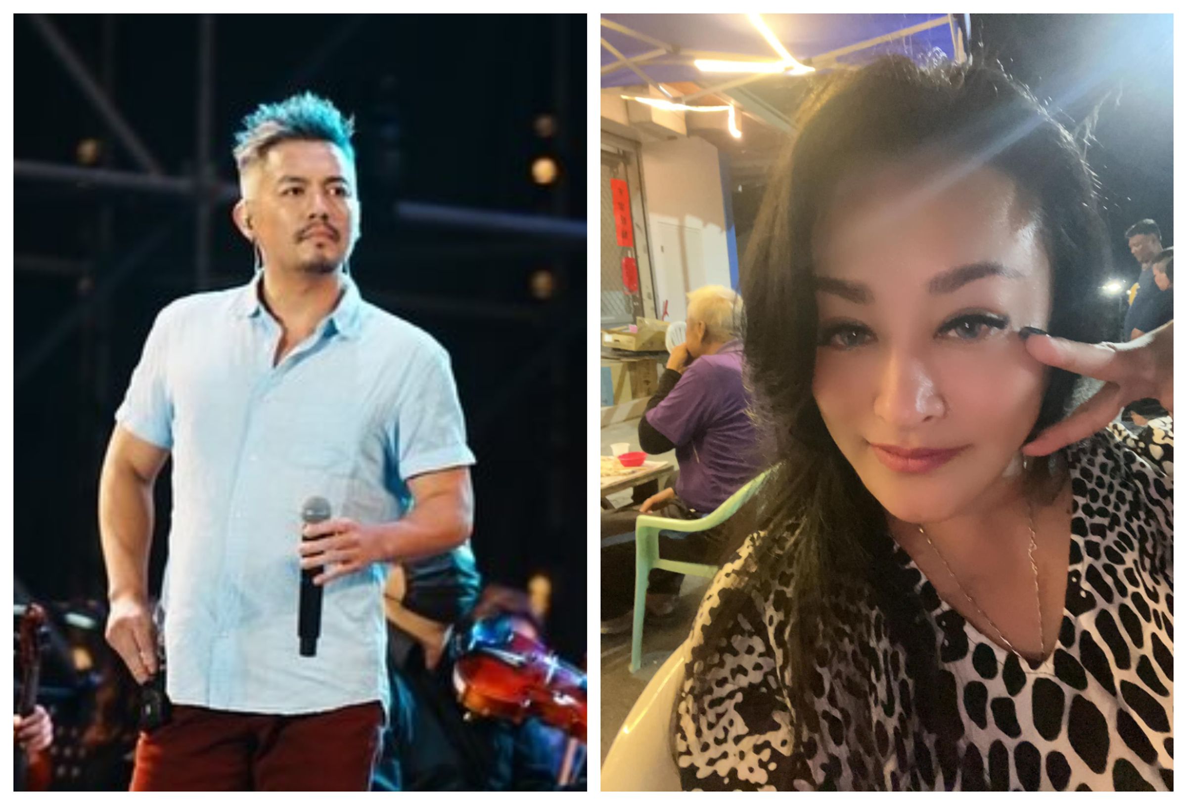 范逸臣（左圖）跟紀曉君（右圖）都疑似因評述立法院衝突，雙雙遭民進黨支持者出征。（翻攝范逸臣臉書、紀曉君臉書）