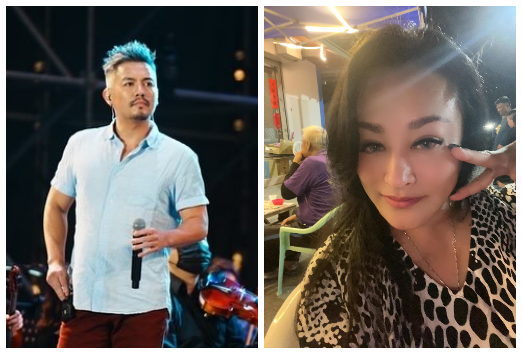 范逸臣（左圖）跟紀曉君（右圖）都疑似因評述立法院衝突，雙雙遭民進黨支持者出征。（翻攝范逸臣臉書、紀曉君臉書）