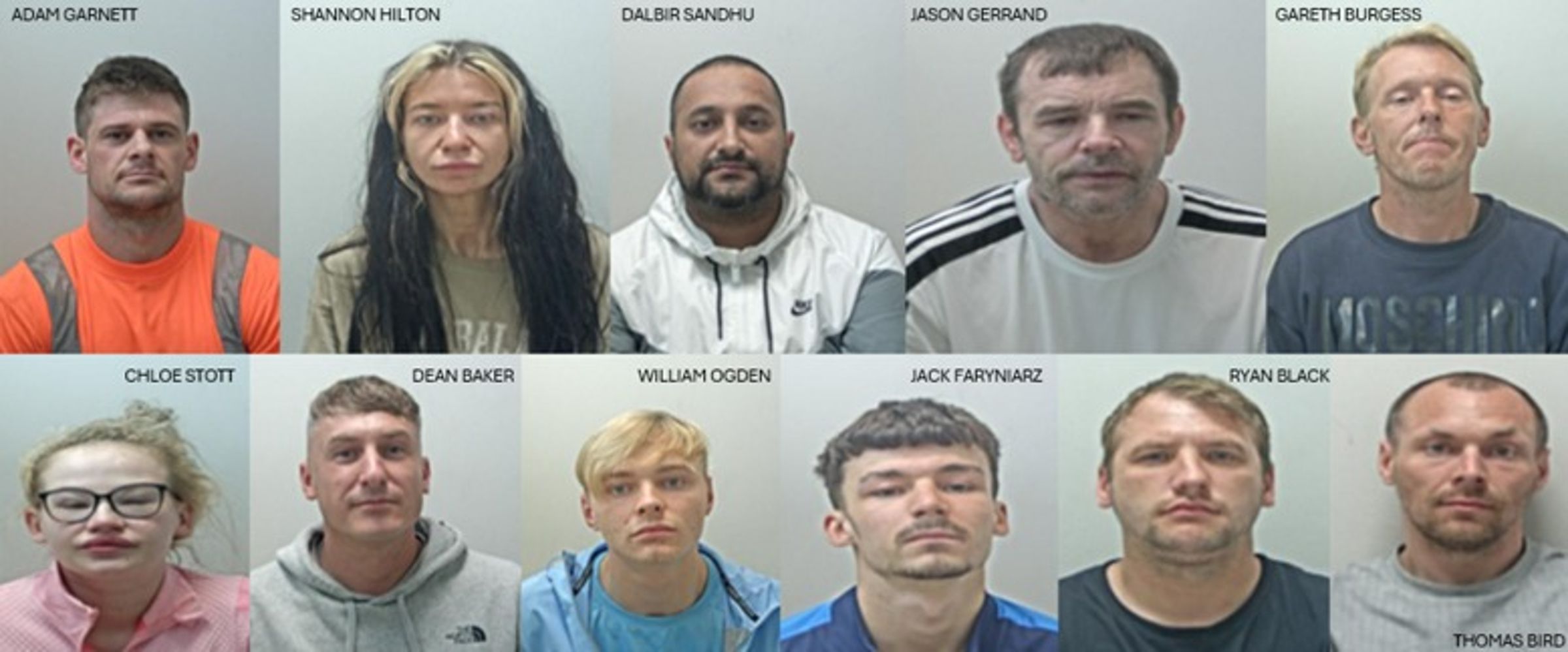集團成員承認販毒罪,全員總計被判刑103年。(翻攝自Blackpool Police)