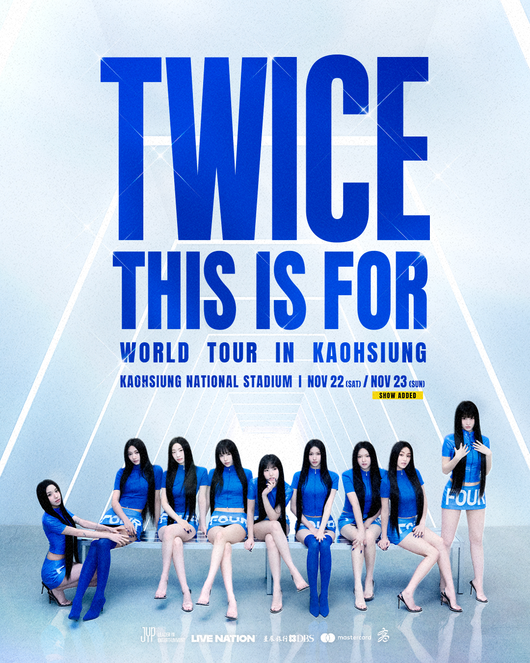 TWICE宣布加場11月23日。（Live Nation提供）