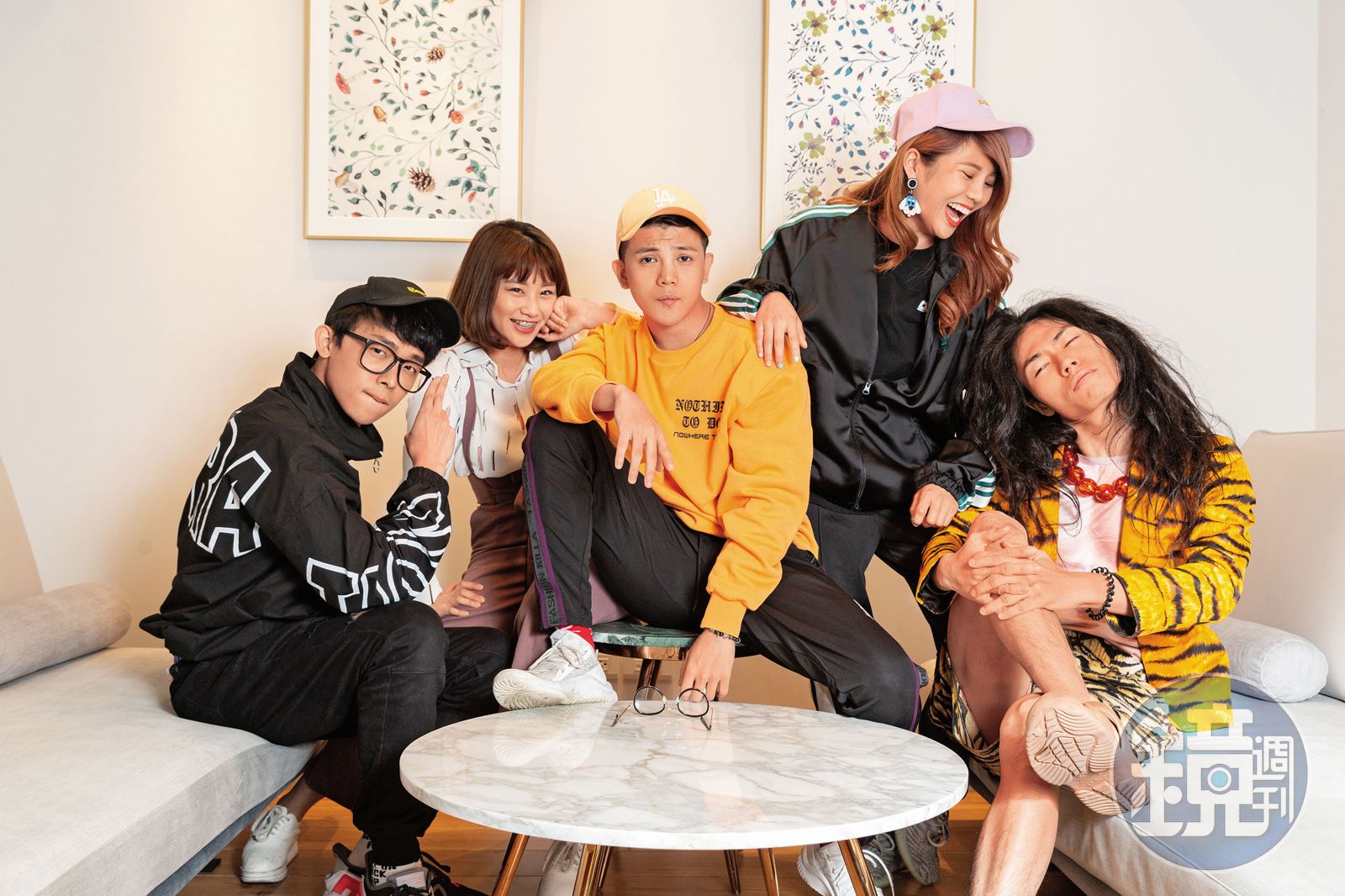 反骨男孩的多位成員都有廣大粉絲，但如今已各自分飛。左起酷炫、焦凡凡、孫生、琳妲、瑋哥