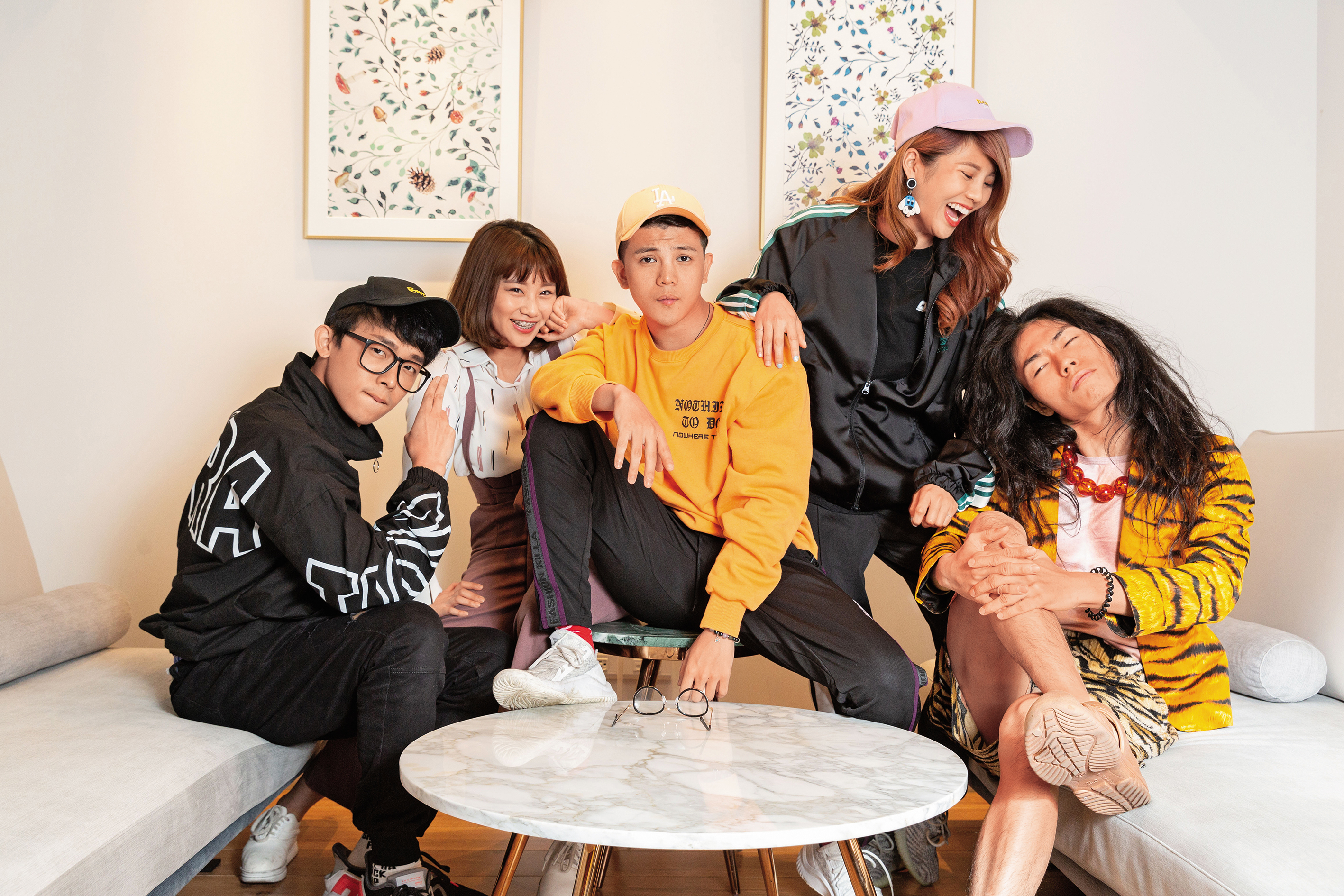 反骨男孩的多位成員都有廣大粉絲,但如今已各自分飛。左起酷炫、焦凡凡、孫生、琳妲、瑋哥。