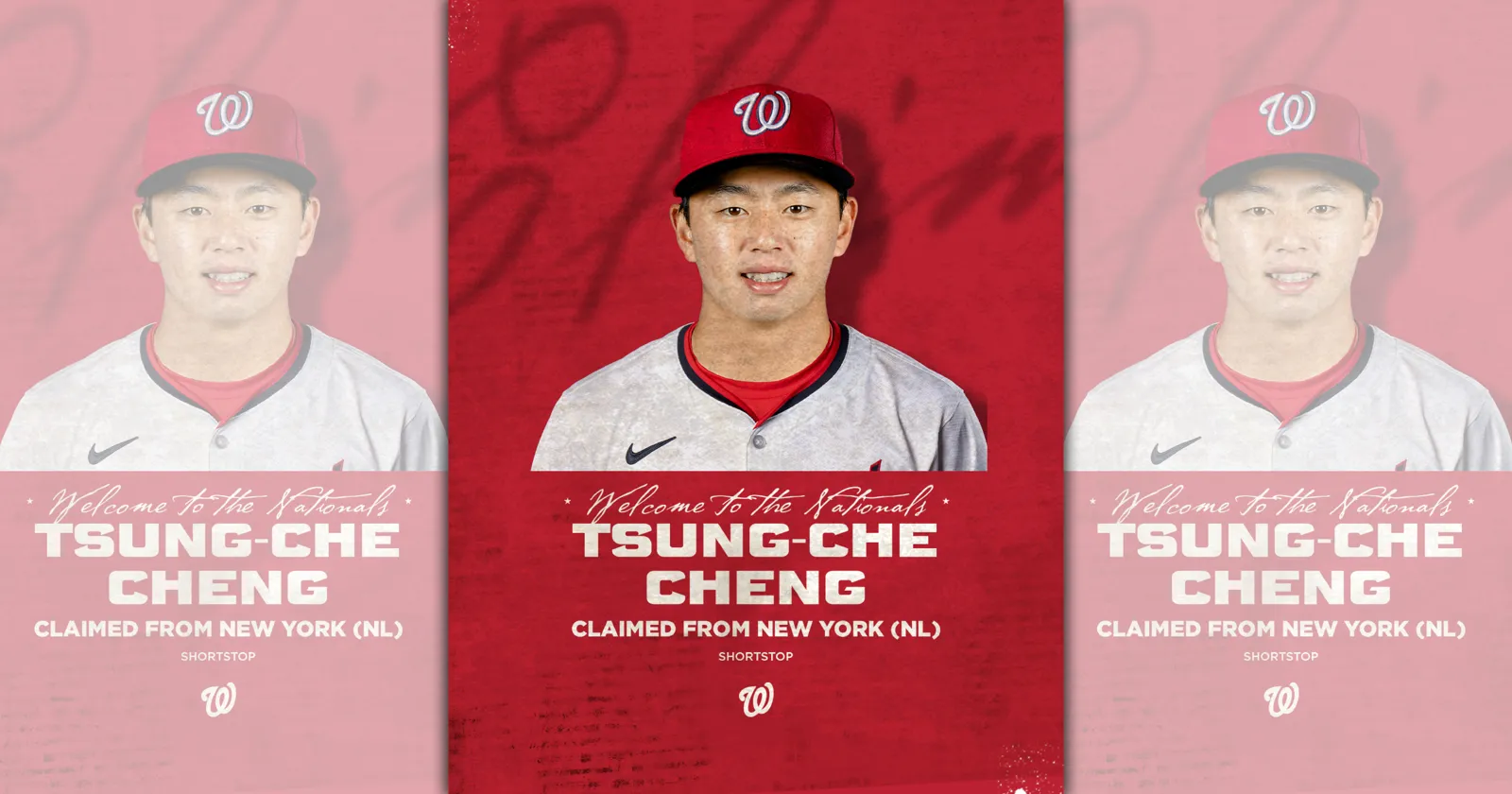 鄭宗哲先前被國民隊撿走,今又被DFA。(翻攝自華盛頓國民臉書)