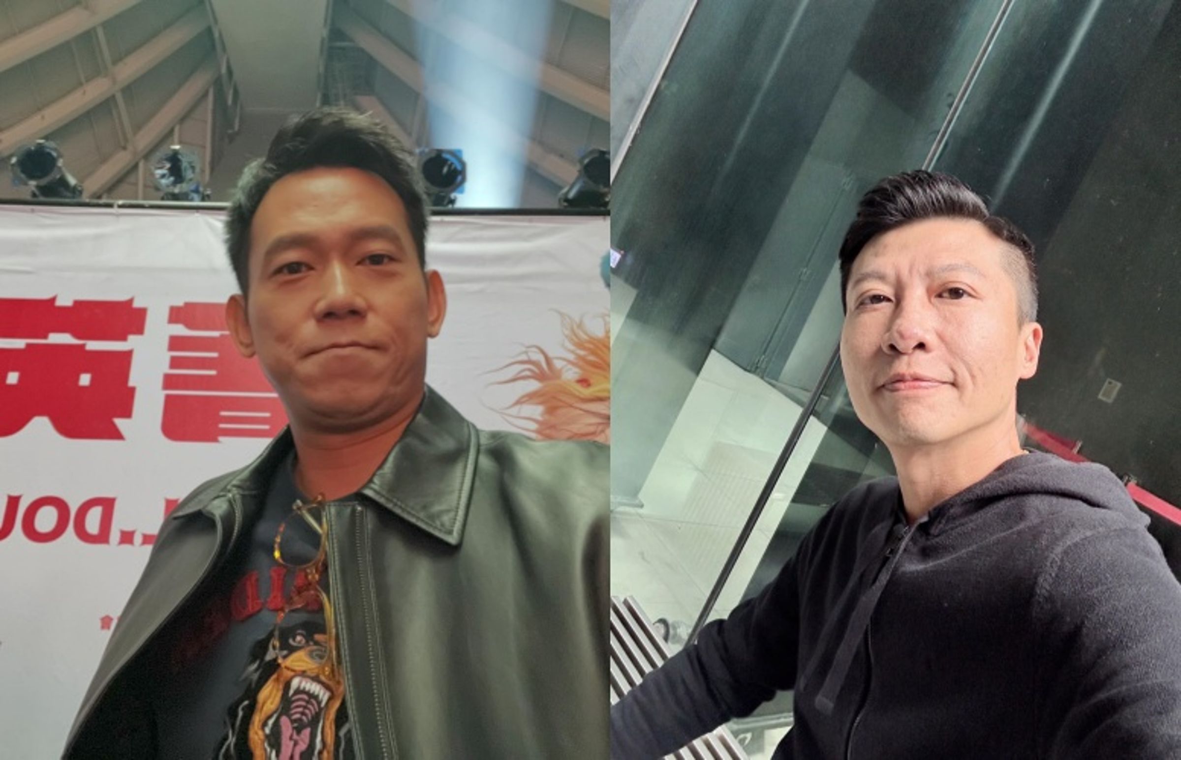 童星出身的顏正國（左）與方順吉（右），兩人皆歷經人生低谷，互相打氣勉勵，如今成了最後一段對話。（翻攝自臉書 / 顏正國、方順吉Gene）