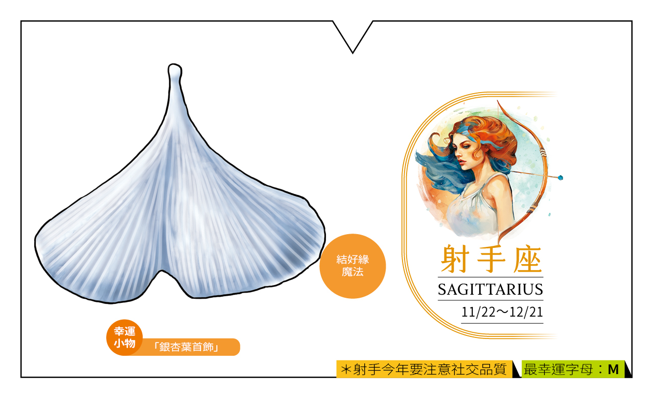 【2024瑪法達大預言】射手座的財富健康與幸運小物