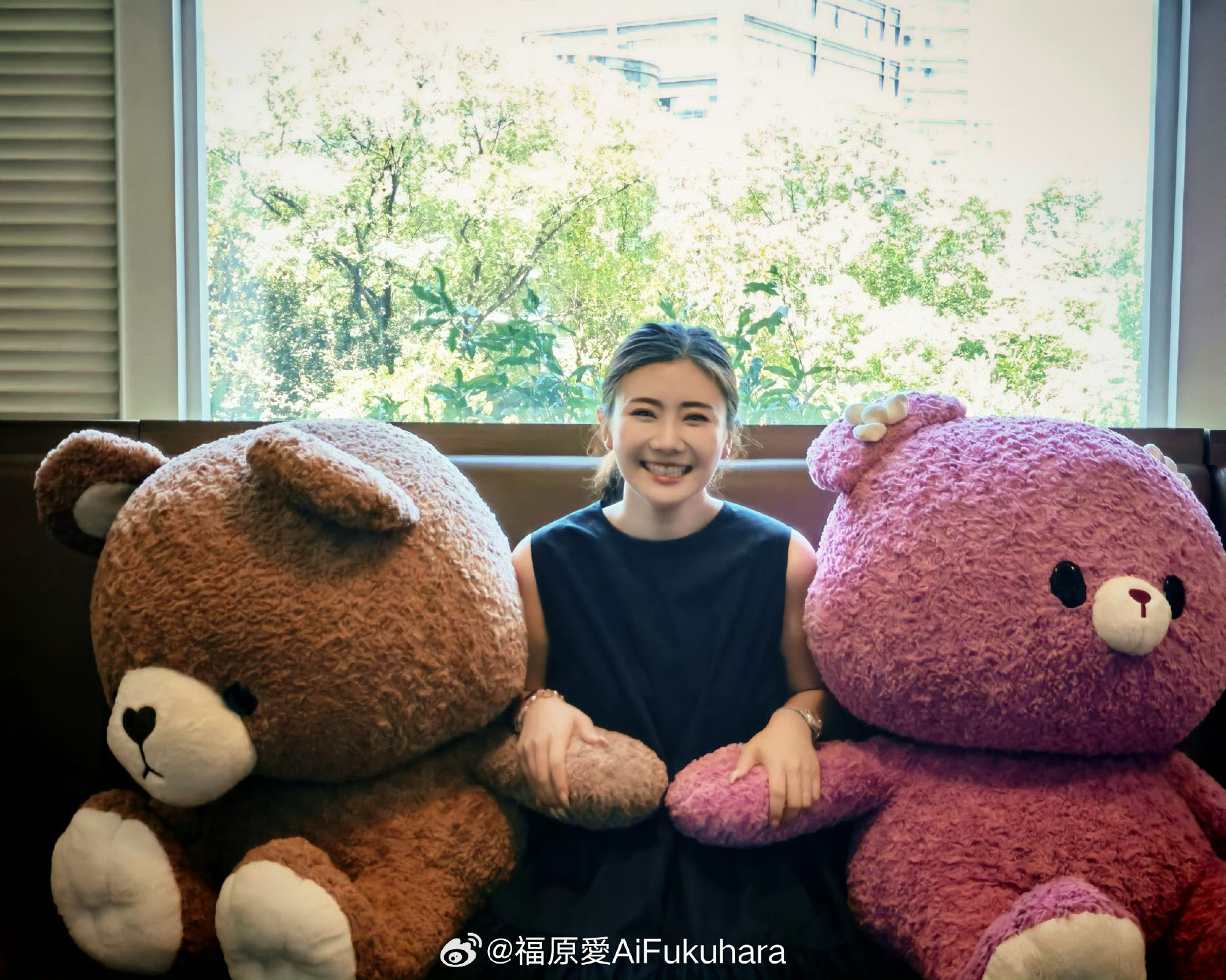 福原愛重返日本無線電視節目,分享再婚生活。(圖/翻攝自福原愛微博)