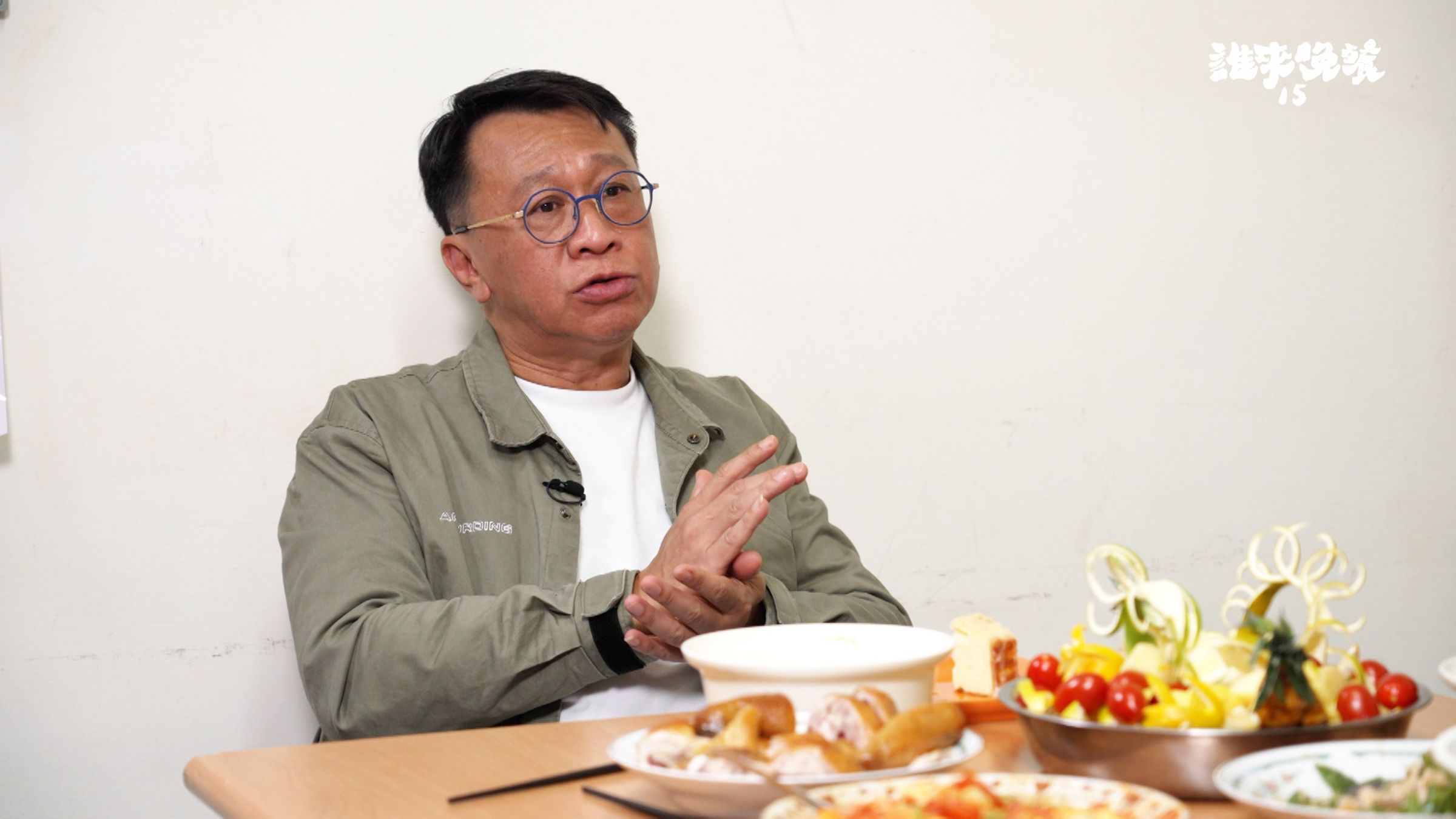 游安順出外景分享自己愛做菜的原因。(公視提供)