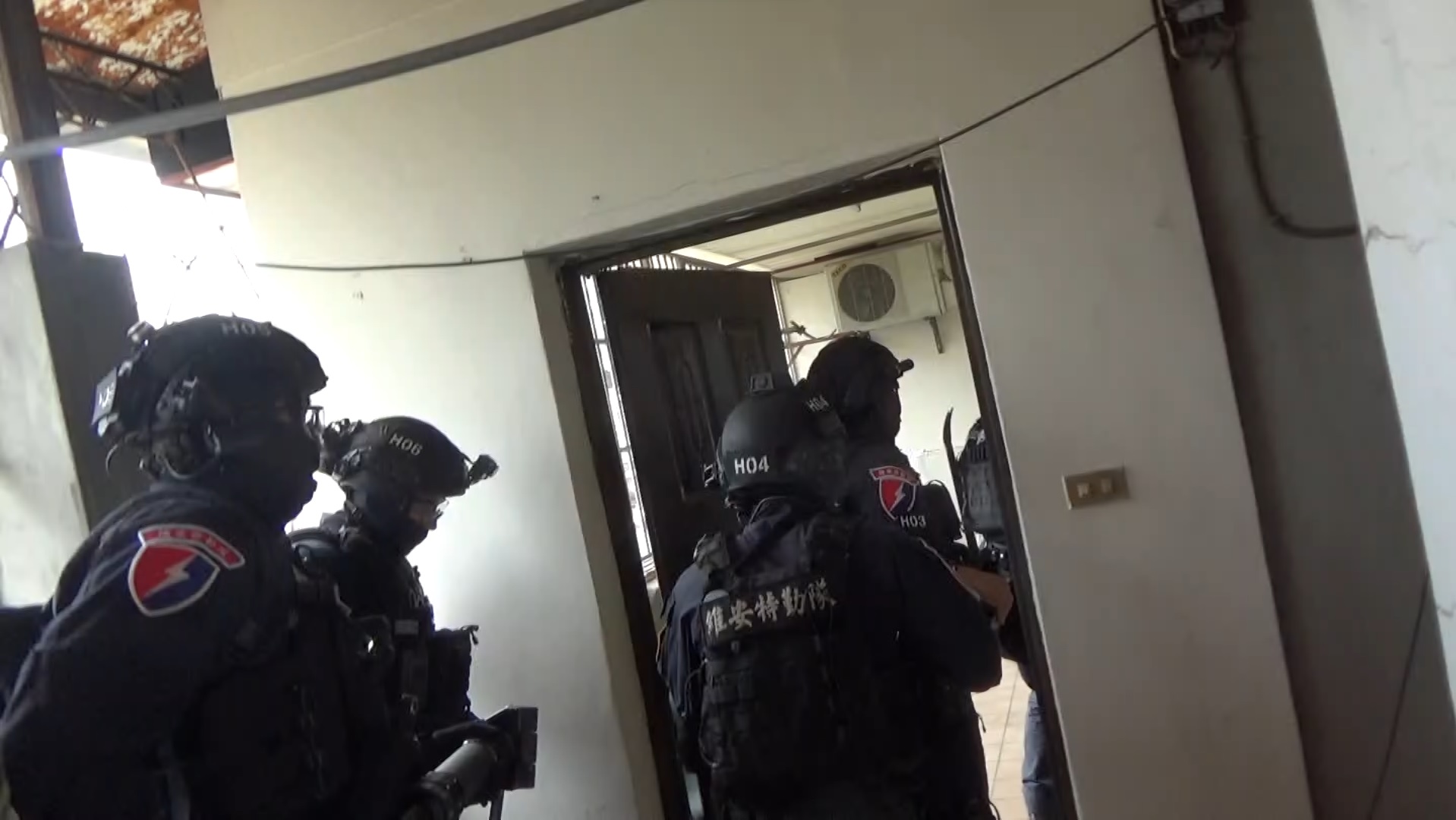 中打攻堅畫面。（中打提供）