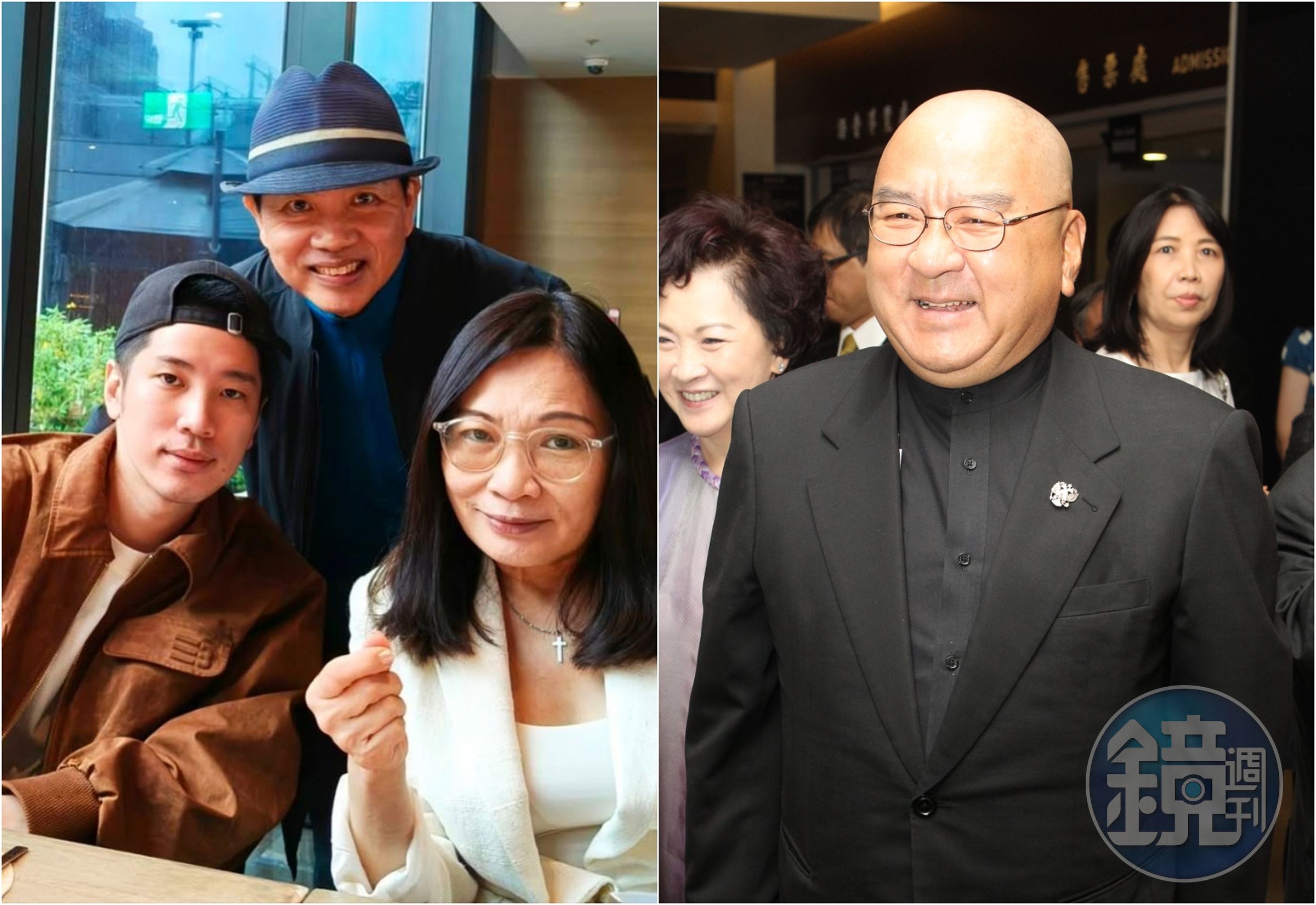 藝人陳凱倫(左圖上)的兒子陳銳曾誤入歧途,在服刑期間,尹衍樑主動找上門送暖,給予陳銳鼓勵。(翻攝自Instagram/資料照)
