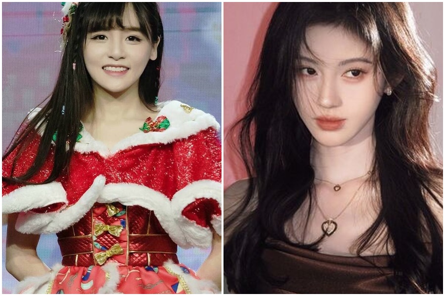 SNH48前成員曾艷芬（圖左），力挺同團成員鞠婧禕，踢爆曾有隊員被叫去陪酒。（圖擷自IG@鞠婧禕、曾艷芬）