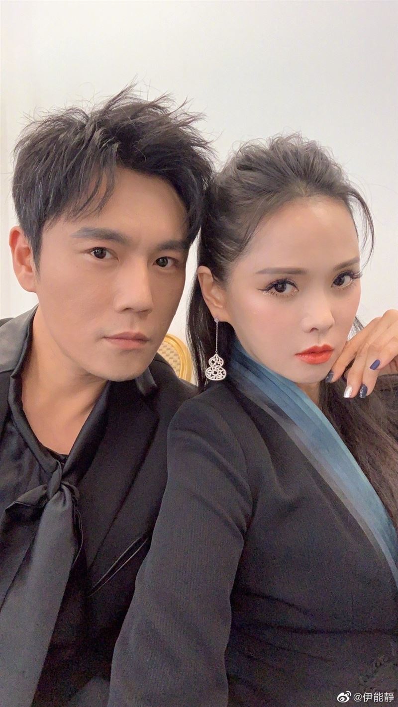 伊能靜發狠話要單身一輩子，但後來遇到秦昊。（翻攝自伊能靜微博）