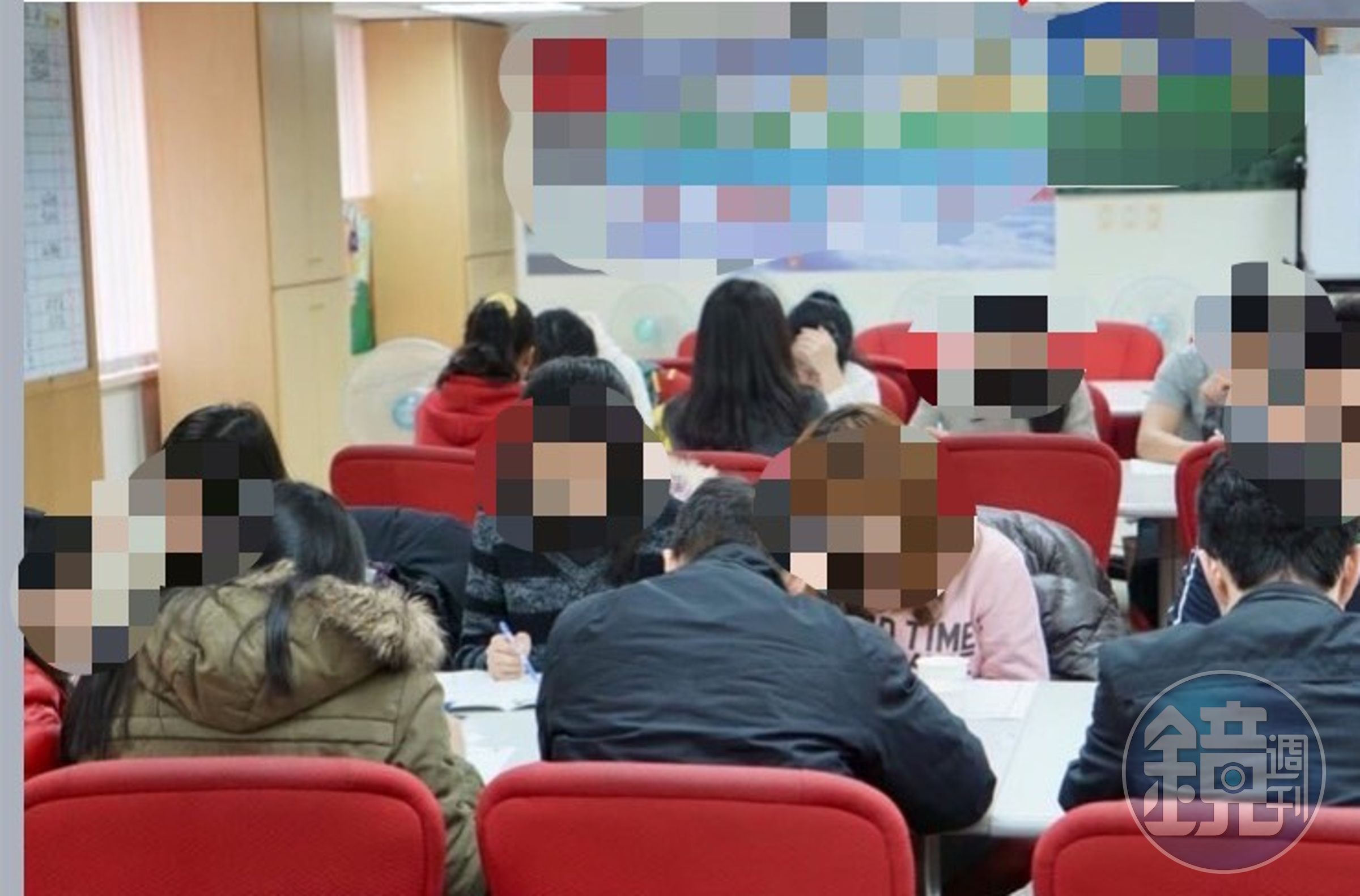 知名壽險公司吳姓處經理遭控用宗教控制年輕員工進行恐嚇取財。(讀者提供)
