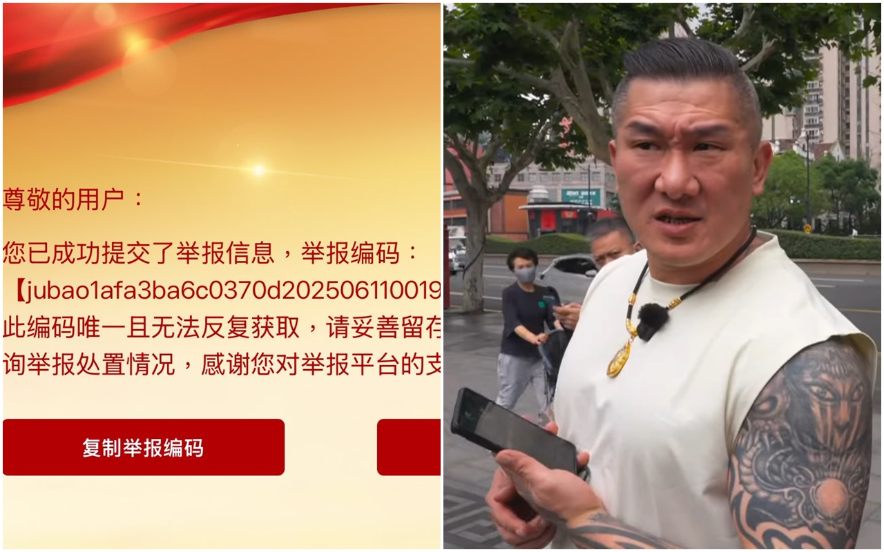 「館長」陳之漢不滿被人問到「是哪國人？」後來回到車上稱「中華民國啊！怎麼嗎？」結果此番言論遭人檢舉。（翻攝自館長惡名昭彰YT／噁名昭彰臉書粉專）