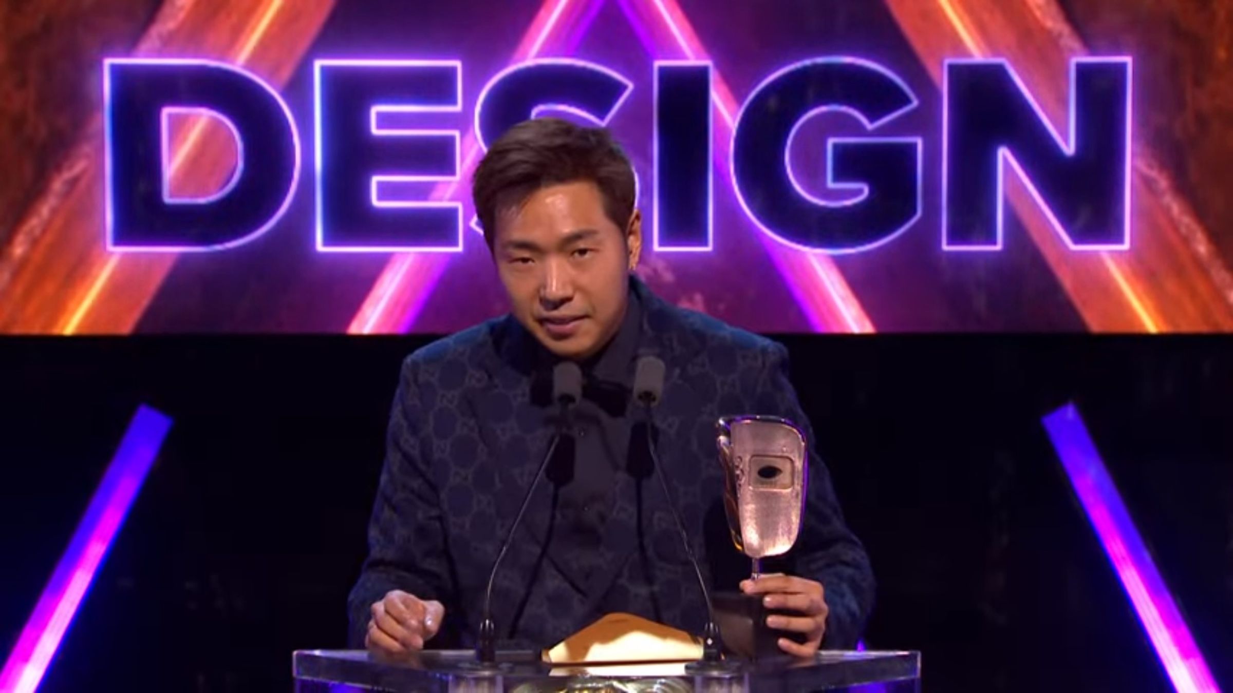 《潛水員戴夫》(DAVE THE DIVER)於英國電影和電視藝術學院遊戲獎 (Bafta Game Awards)獲頒遊戲設計獎。(翻攝自BAFTA YouTube頻道)