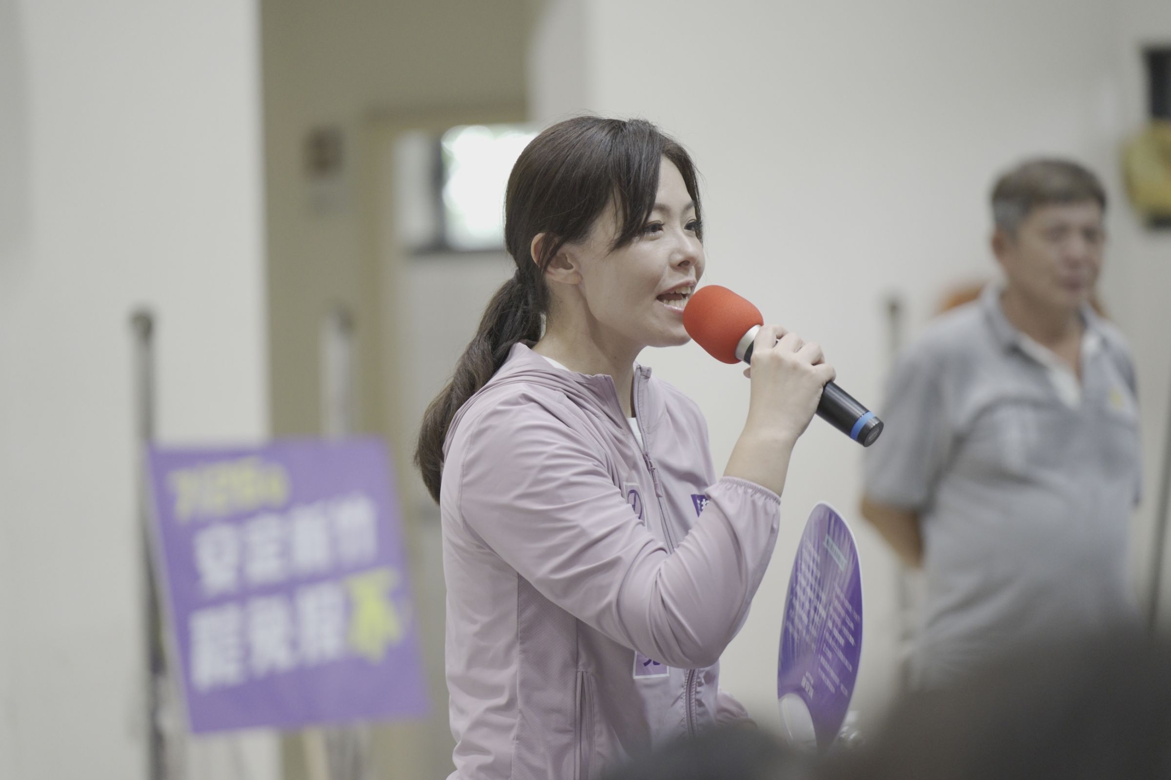 因貪污案被判刑的高虹安被發起罷免,7月26日即將投票,近日她積極宣傳反罷免。(翻攝自高虹安臉書)