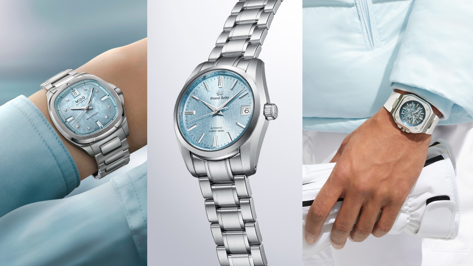 【錶壇焦點】如夢似幻的冰河色調！冰藍色面盤話題之作