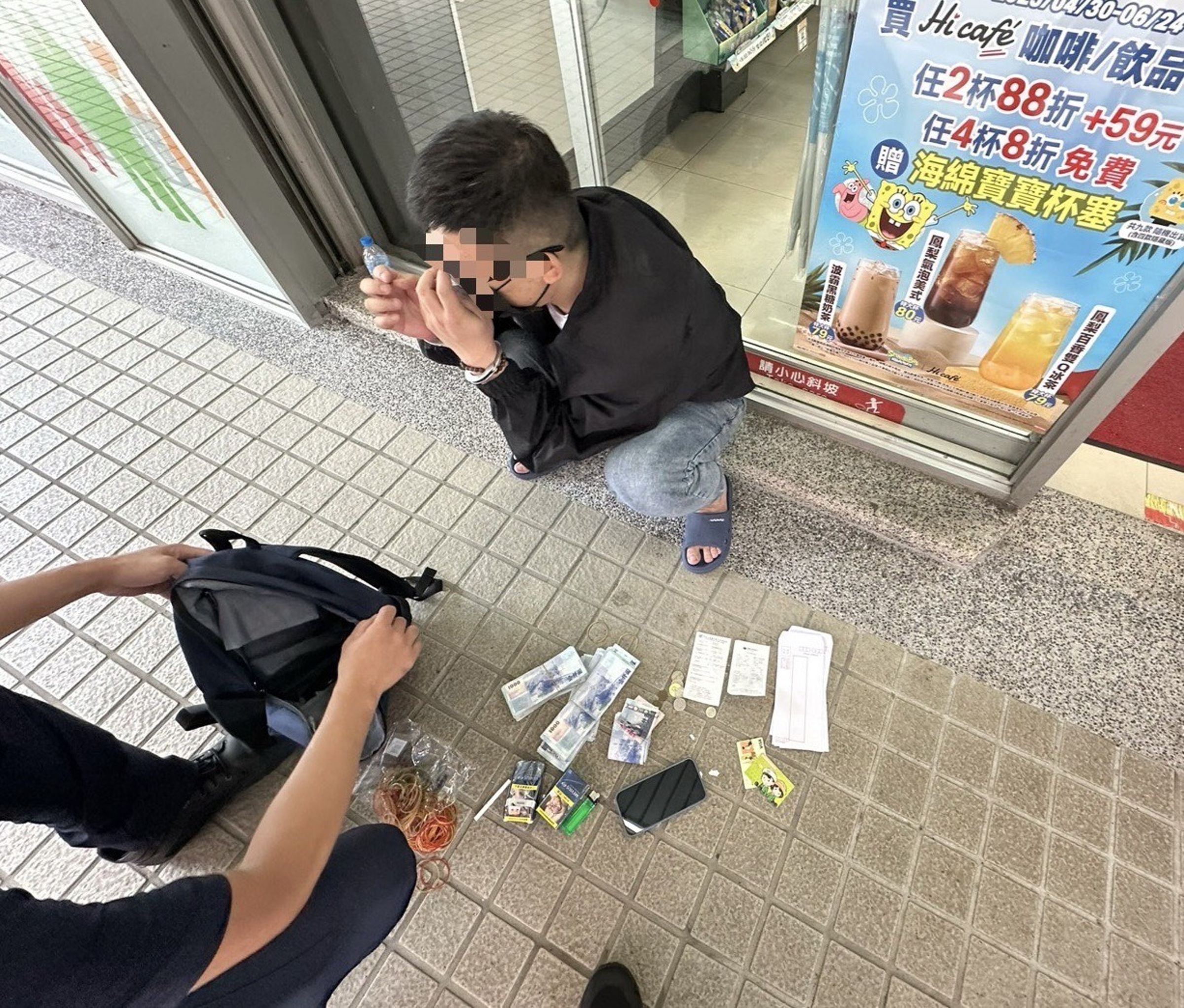 警方逮捕林姓通緝犯。（警方提供）