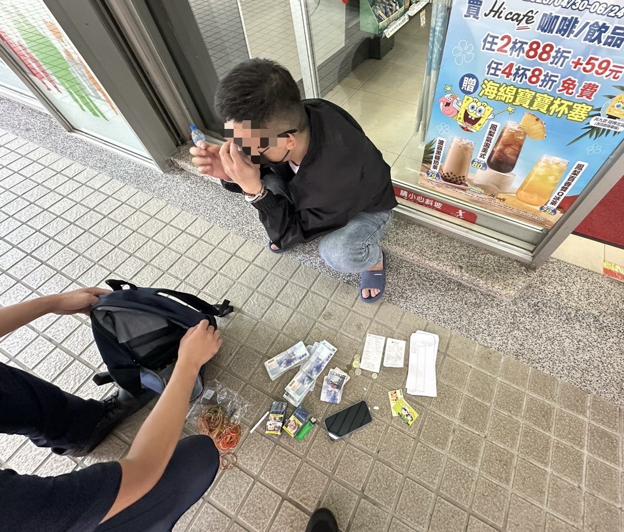 警方逮捕林姓通緝犯。（警方提供）