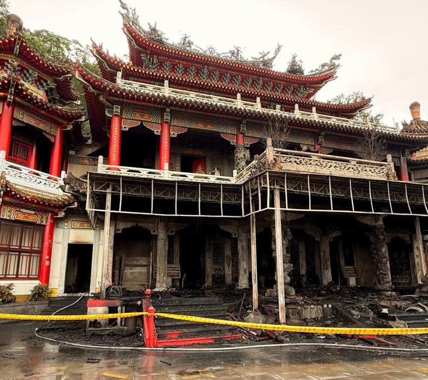 指南宮大火原因找到了! 廟方曝奇蹟:凌霄寶殿二樓眾神尊「維持完整」