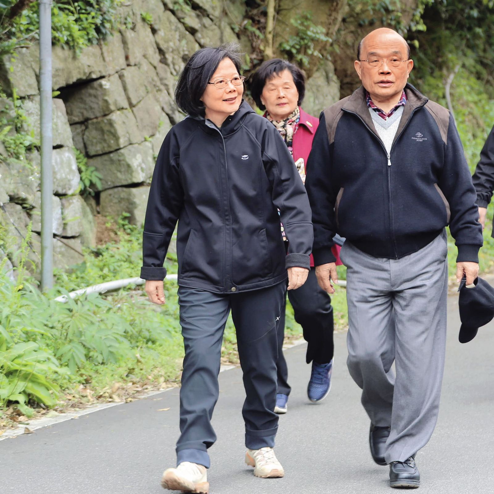 蔡英文卸任後多次在社群分享自己登山健行的照片。（翻攝蔡英文臉書）