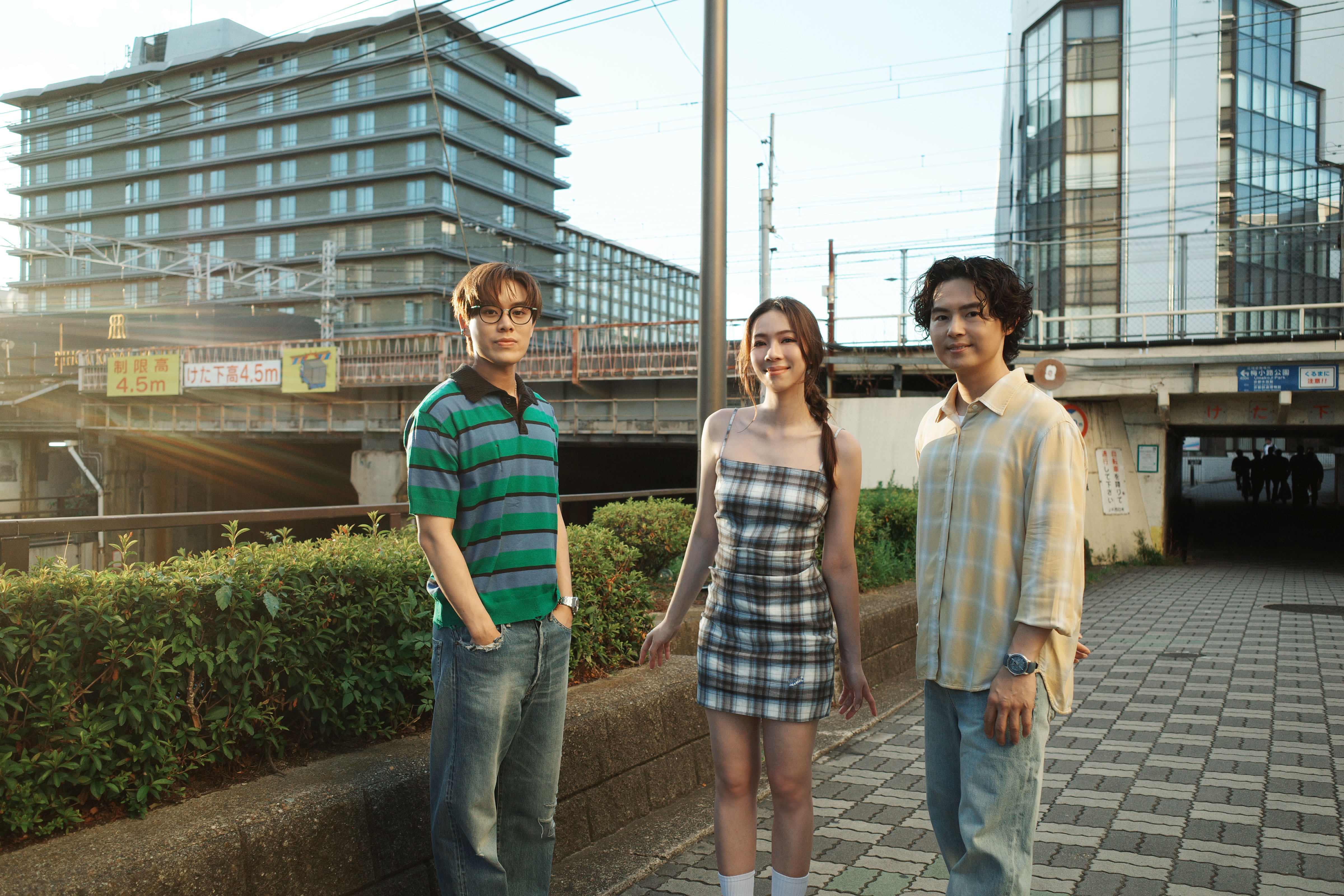 告五人首度登上日本超重量音樂祭Summer Sonic,三人提前抵達日本密集備戰,準備迎接東京、大阪雙舞台挑戰。(相信音樂提供)
