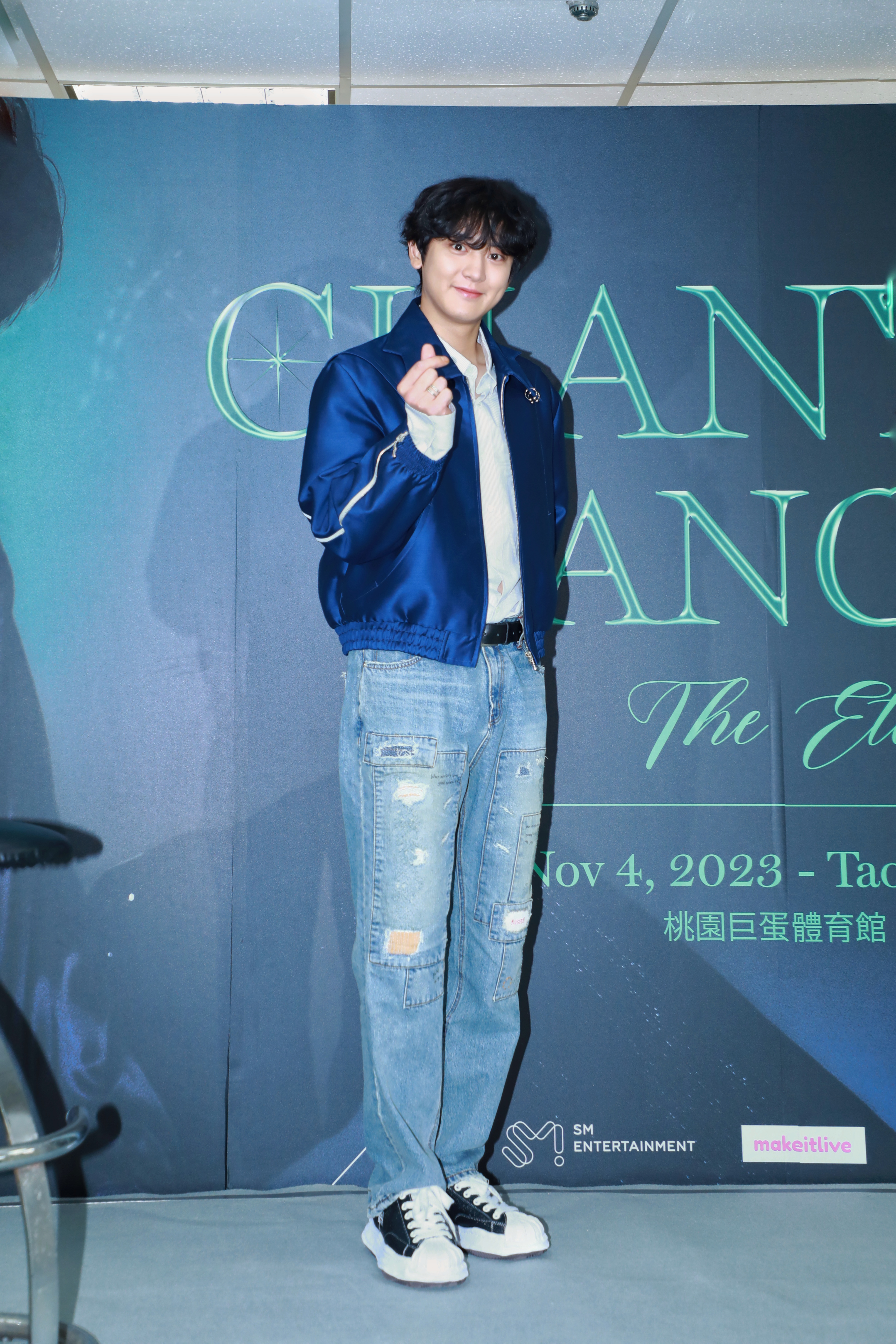 EXO成員燦烈用中文喊話：「好久不見。」表示從坐上飛機就很期待。（COME ON JKSSP 提供）