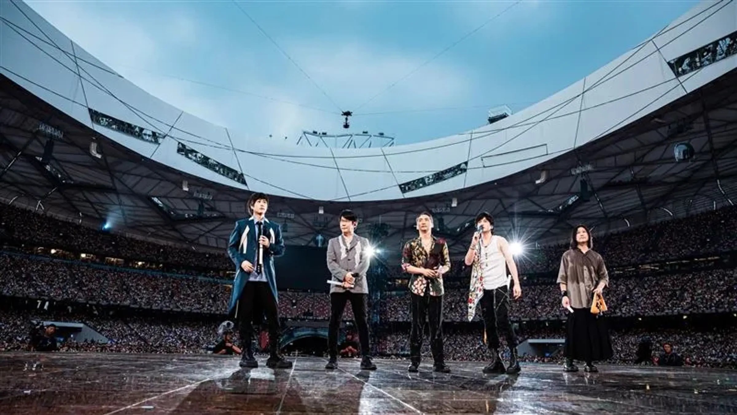五月天9日在北京鳥巢開唱。相信音樂提供
