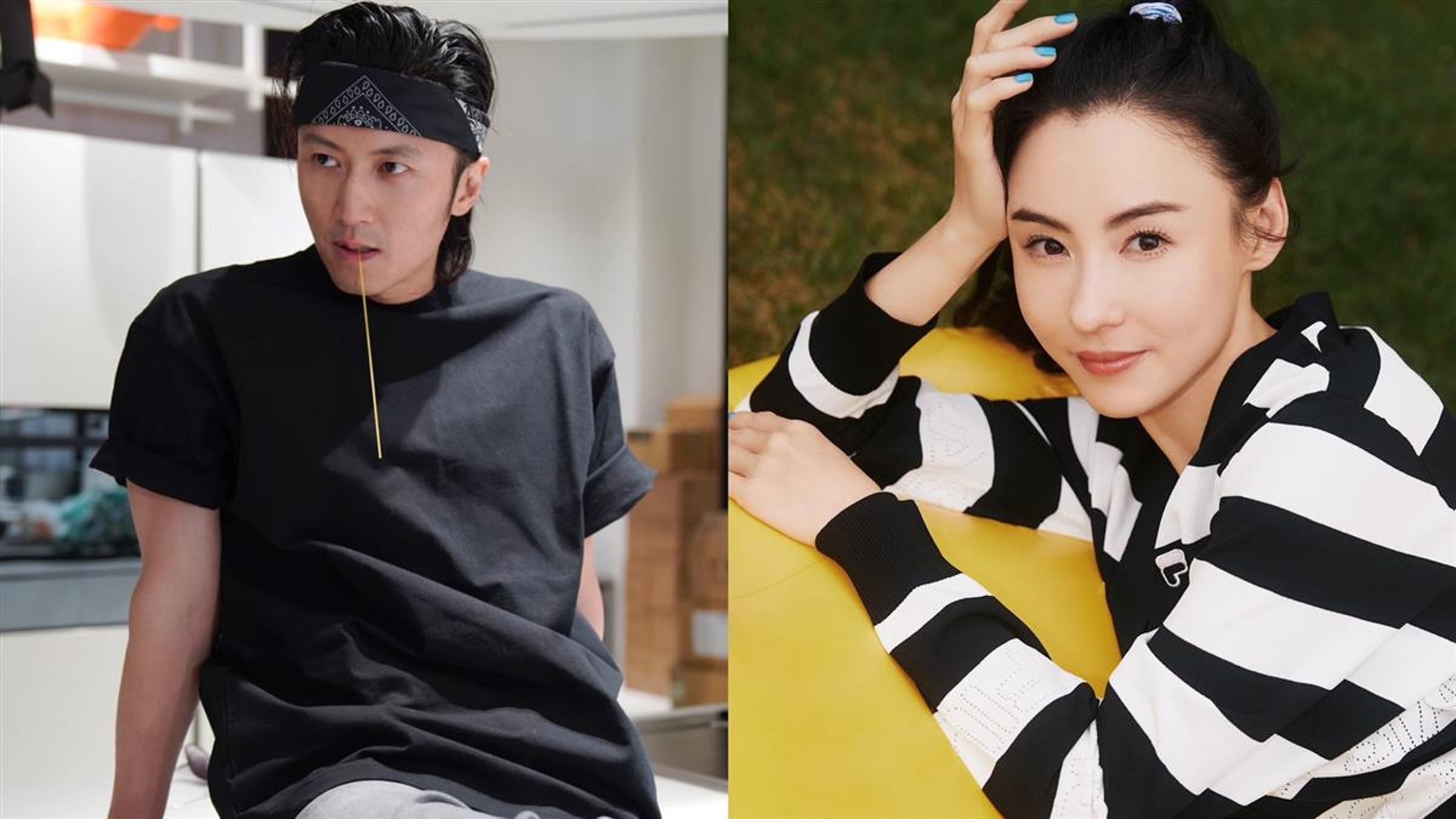 謝霆鋒陪張柏芝度過不雅照風波，最後還是結束婚姻。（翻攝自謝霆鋒、張柏芝微博）