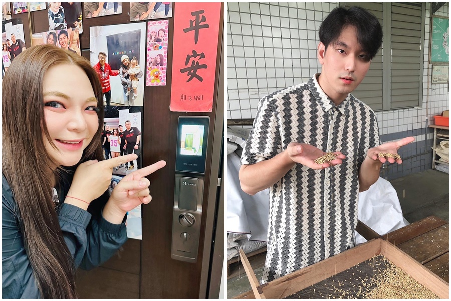 小甜甜爆出牽手新歡，前夫宋晉賢送上祝福。（翻攝自小甜甜、宋晉賢臉書）