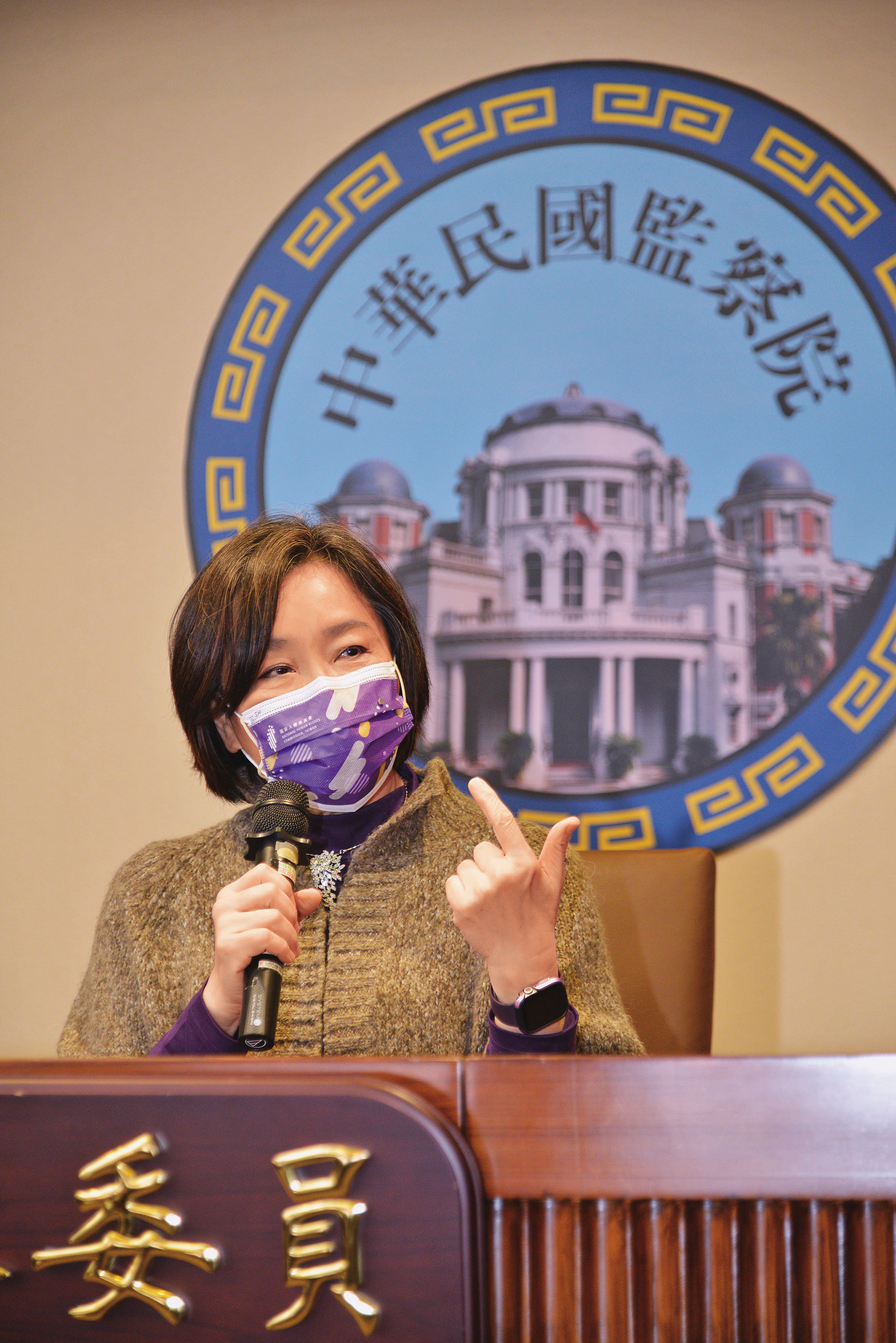 監委紀惠容(圖)表示,行政院應盡快協調、修法,對樓梯升降椅妥善管制。