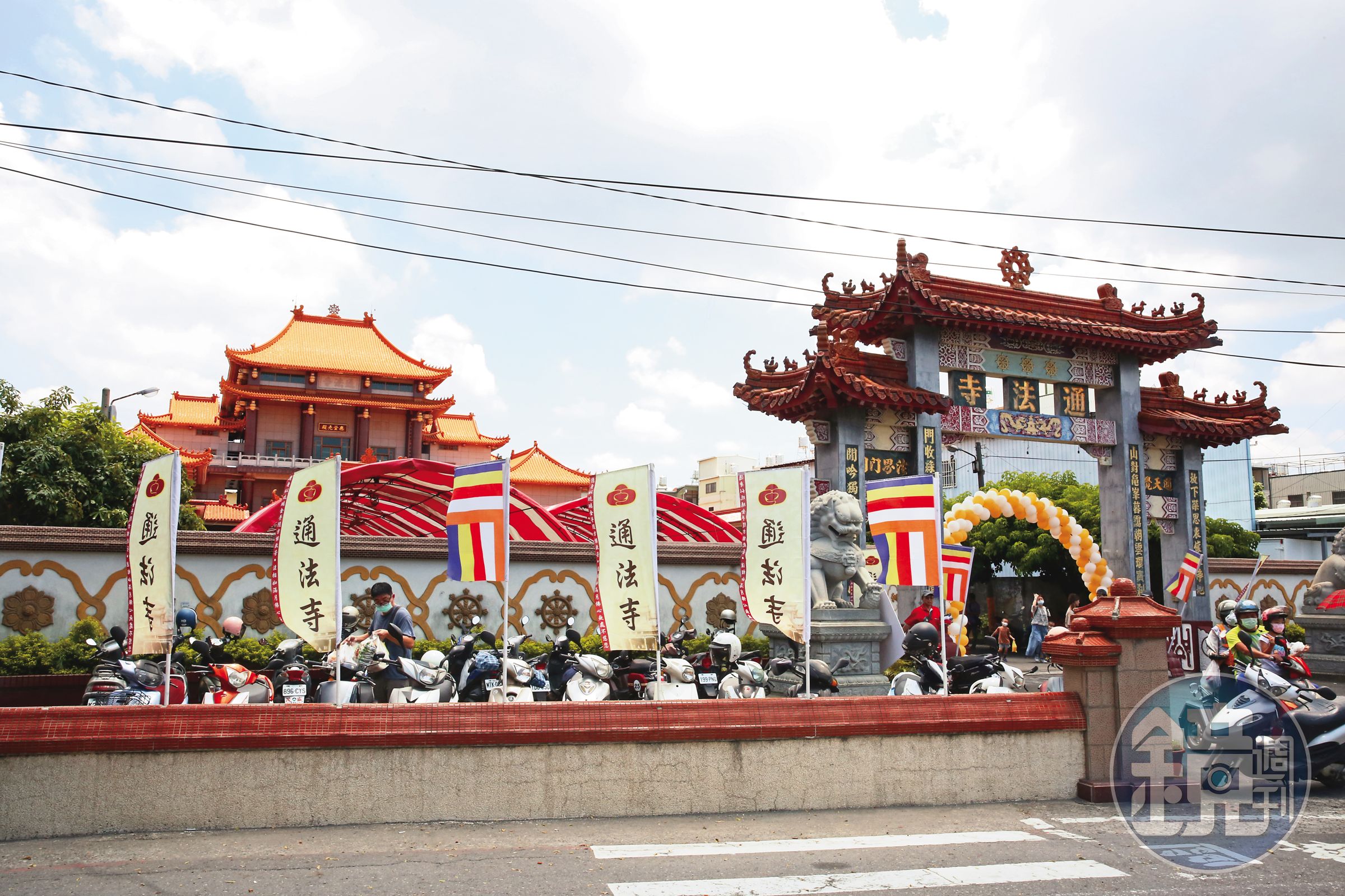 本刊2020年中曾踢爆林岱樺疑替通法寺(圖)強索贊助一案,這次也被檢調列入釐清重點。(資料照片)