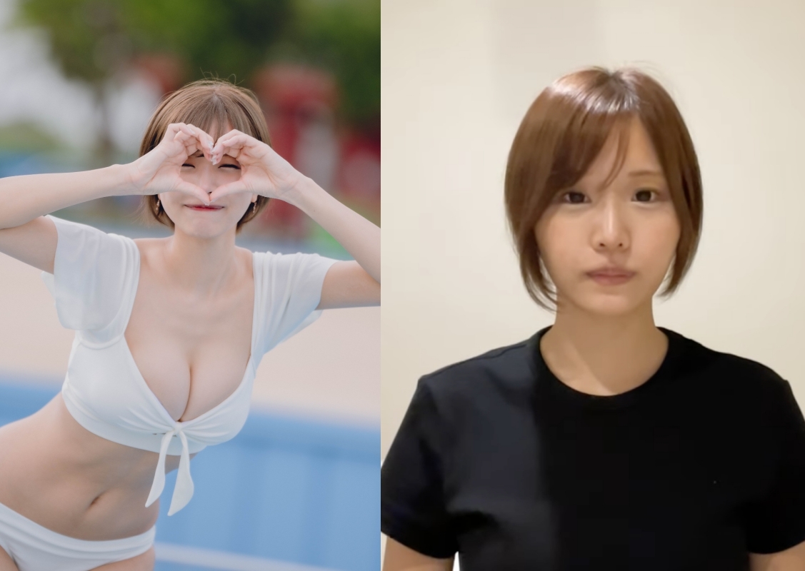 日本AV女優本鄉愛當小三宣布暫停工作。（翻攝本鄉愛X）