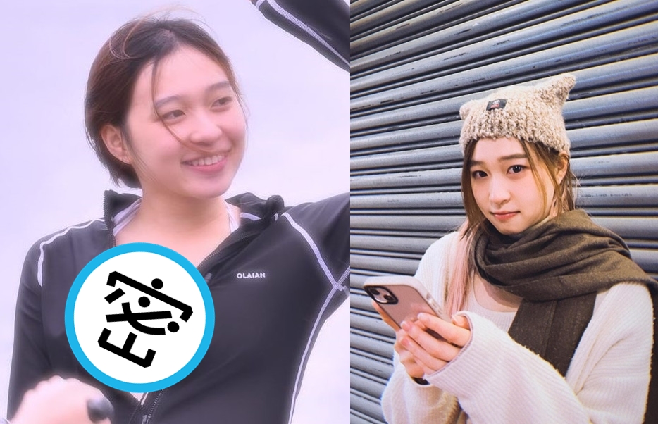 龍舟鼓手Yiwo因拉下拉線露出比基尼的辣照,瞬間爆紅。(翻攝IG@duckyiwo)