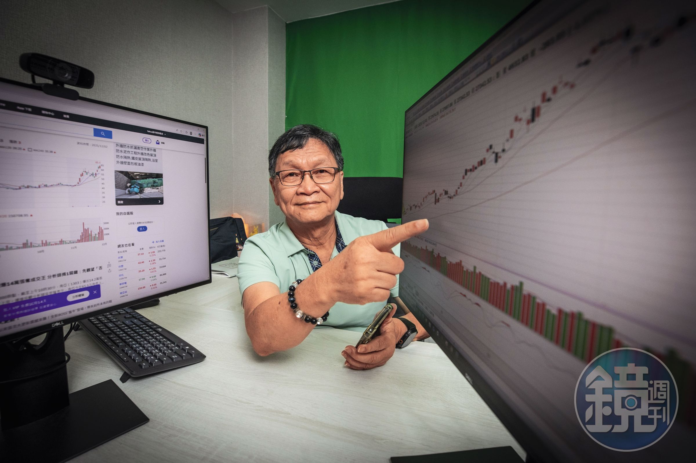 台股一路走升，朱家泓拉高現金水位，保留銀彈因應變局。