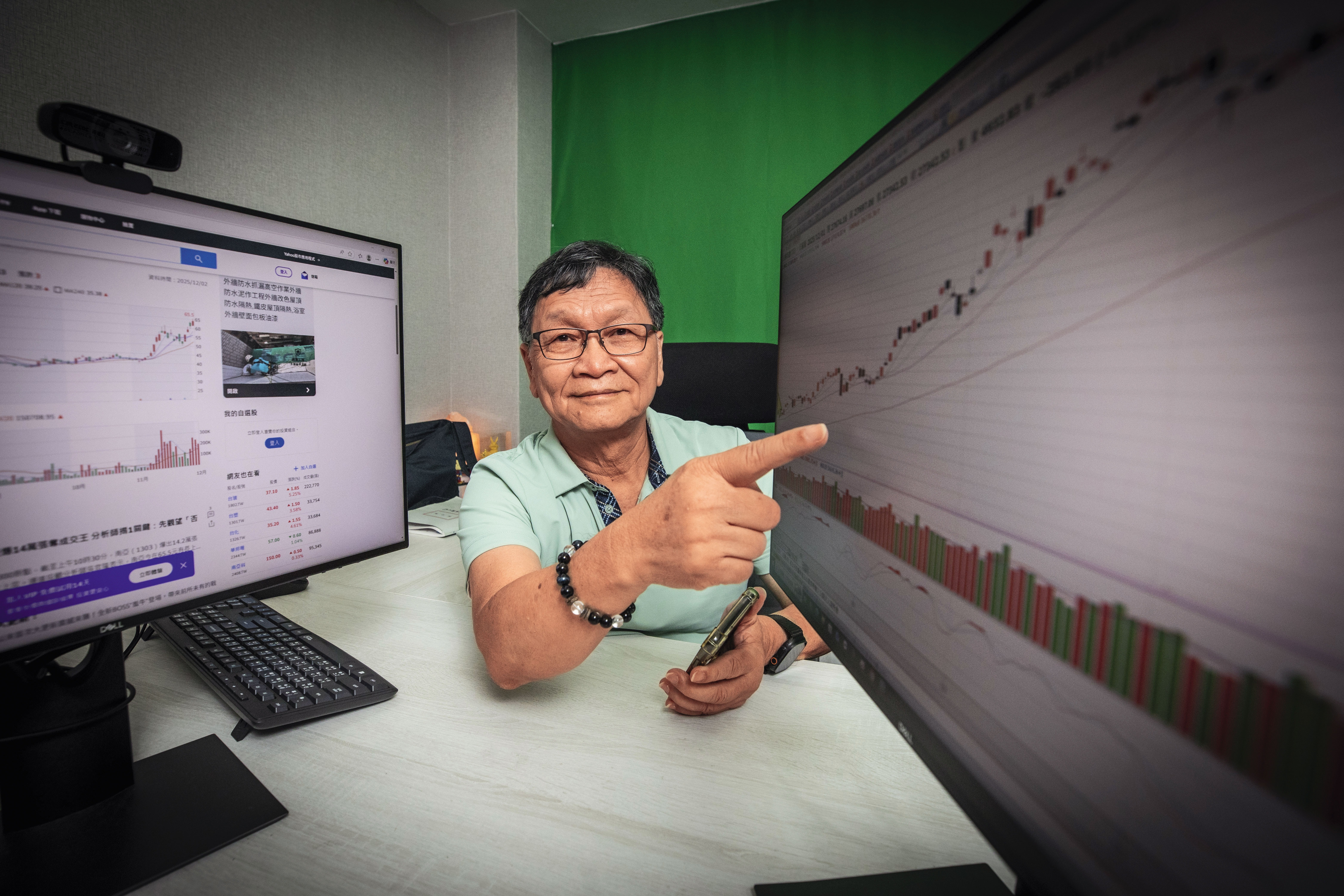 台股一路走升，朱家泓拉高現金水位，保留銀彈因應變局。