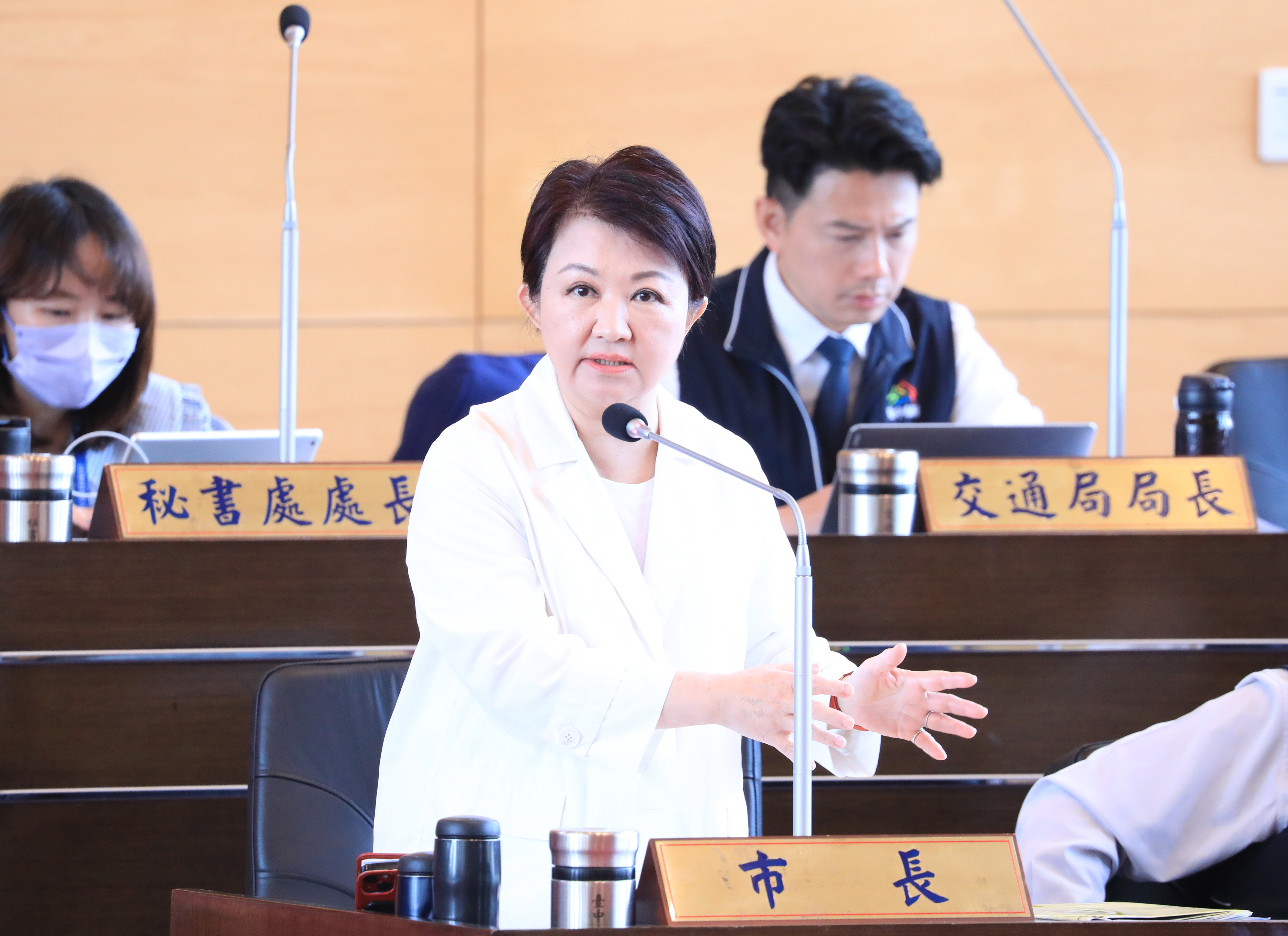 台中市長盧秀燕滿意度為六都第一。(台中市政府提供)