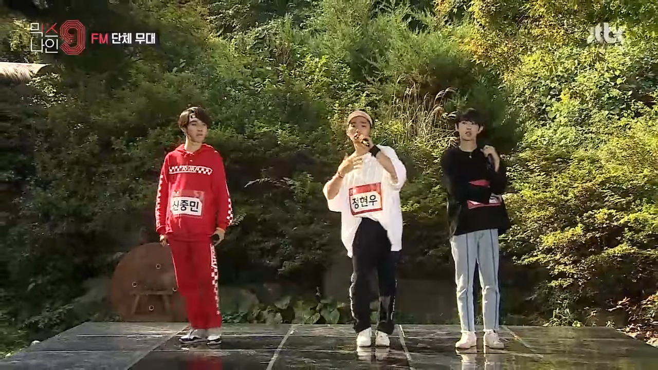 Roda、Narachan、Bitsaeon當年以本名在選秀節目《Mixnine》登場,最終遭到淘汰。(翻攝自JTBC)