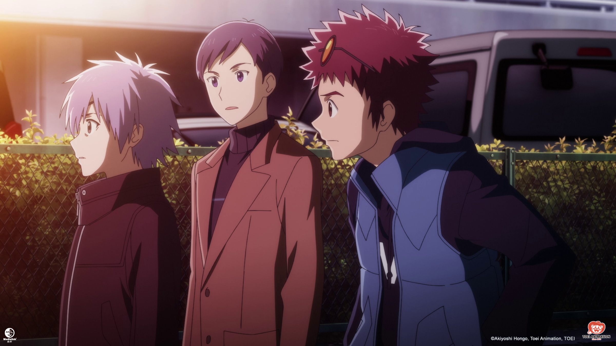 《數碼寶貝02 THE BEGINNING》的全新角色大和田類(左)是牽動劇情走向的謎樣少年。(羚邦提供)
