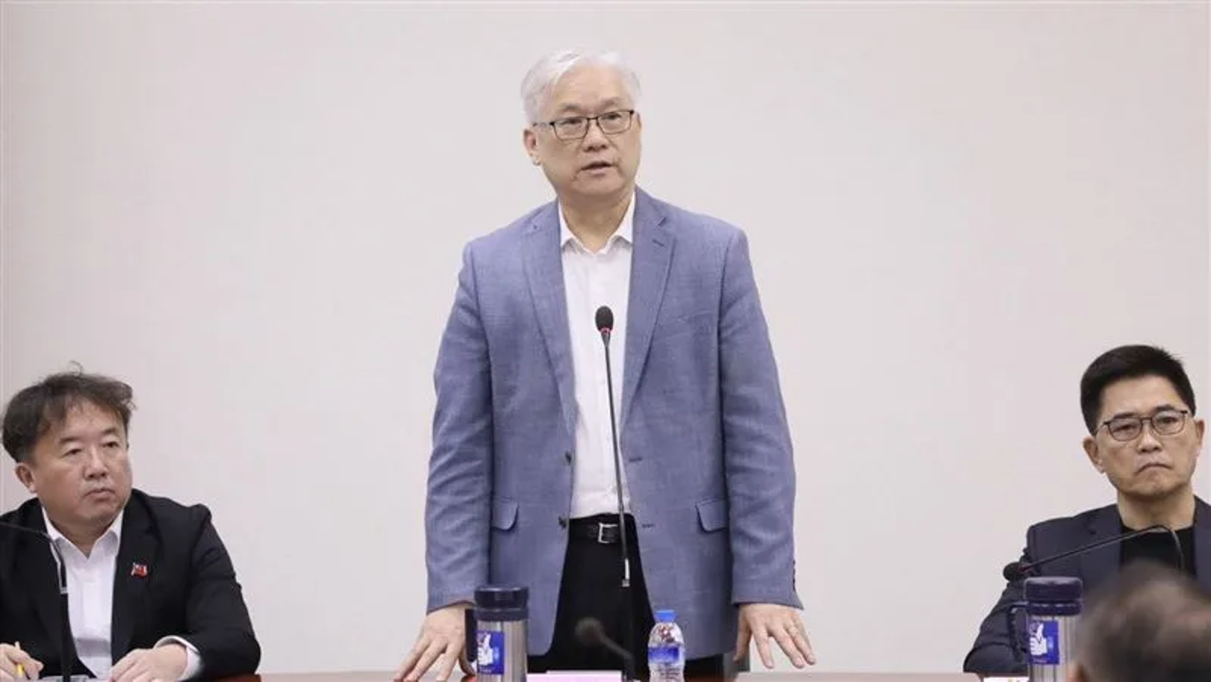 夏立言直指國民黨會繼續溝通,不會因外界阻擾而阻止,也預告未來會繼續到中國訪問。(國民黨提供)