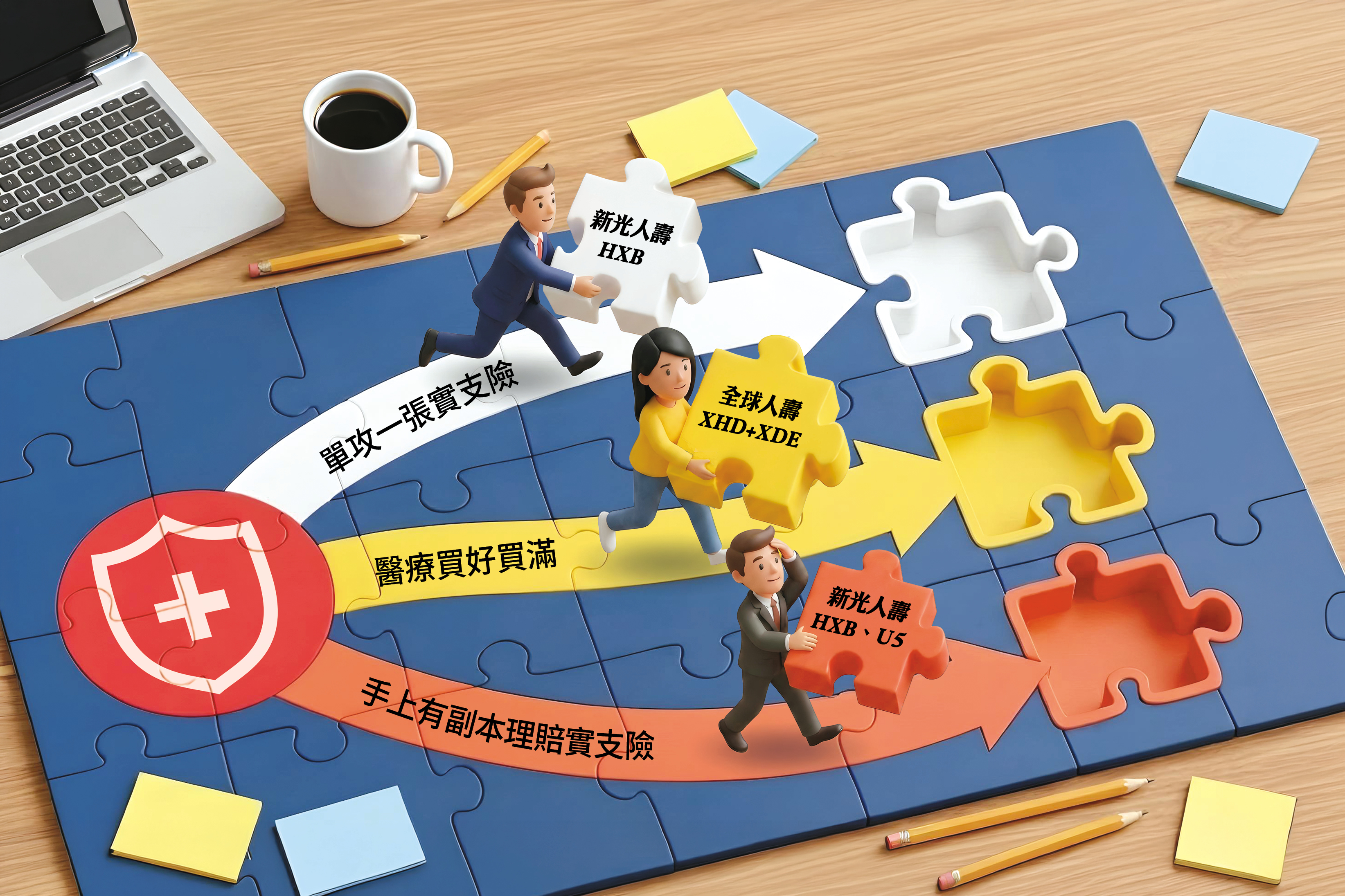 2024年7月實支險改為損害填補原則，保戶應視自身需求，聰明規劃醫療保障。（AI繪圖FREEPIK生成，本刊美術組後製）