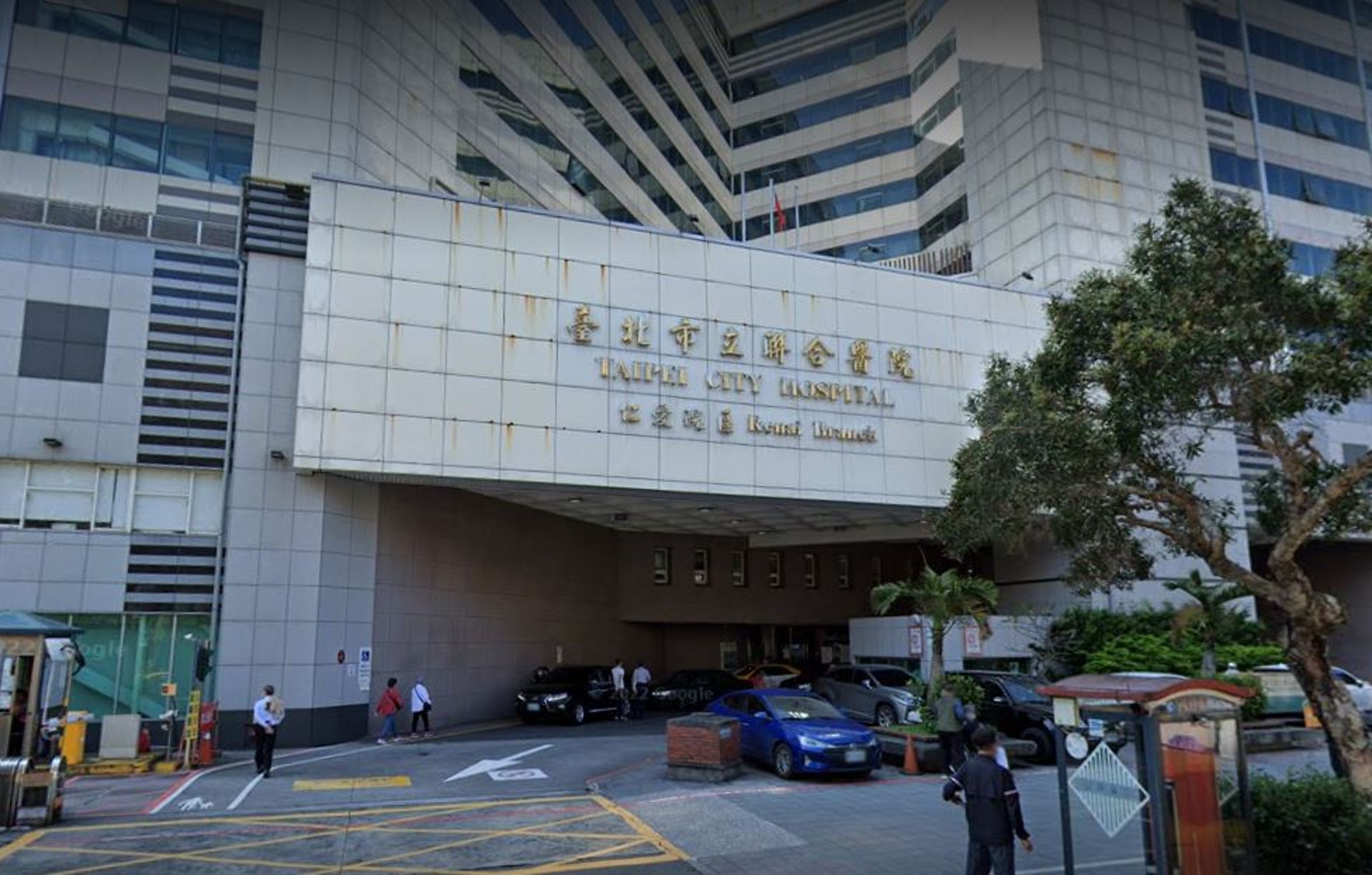 北市聯醫仁愛院區驚傳有員工院內吸毒。（翻攝google maps）