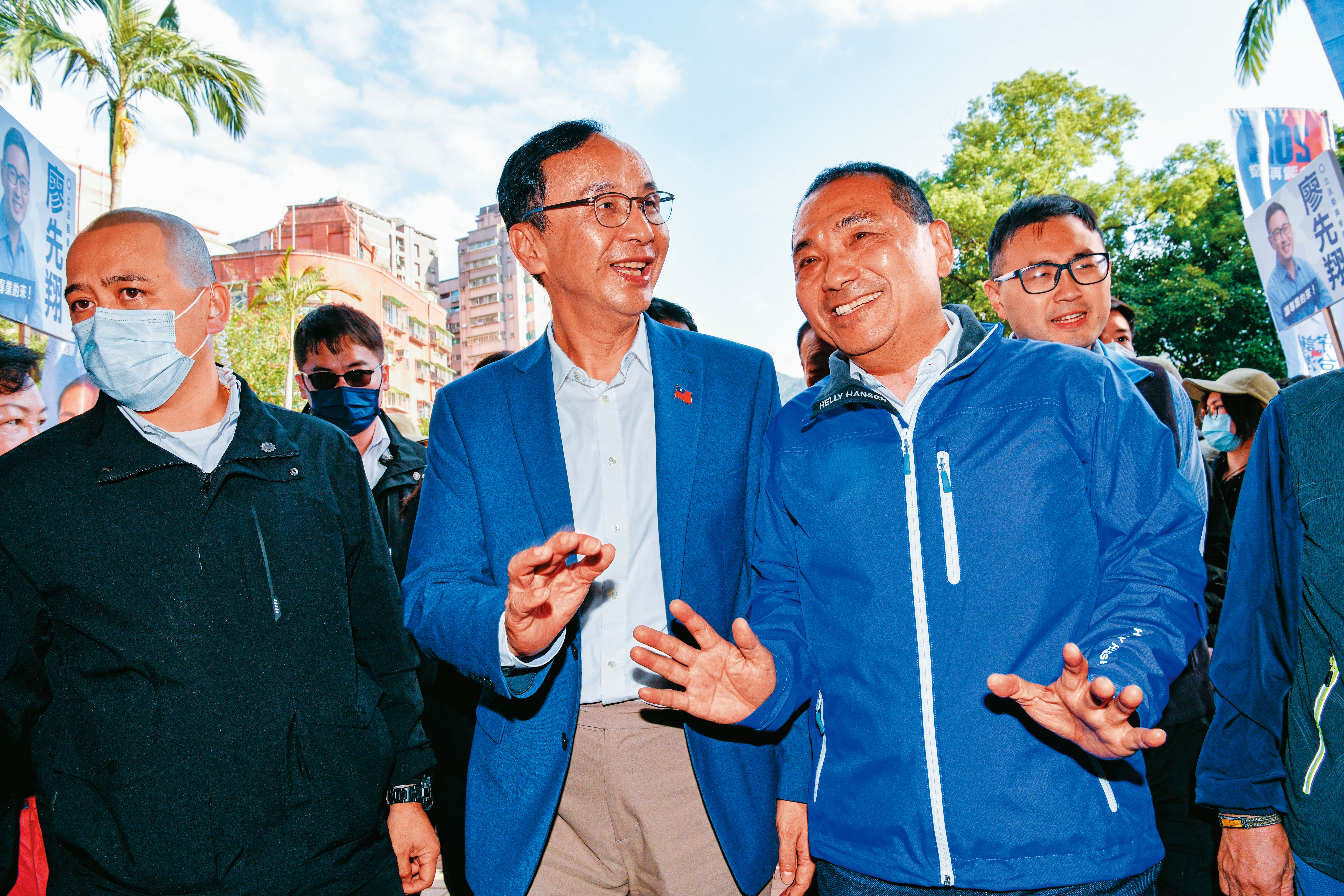 藍白合陷僵局，朱立倫、侯友宜已共商選戰策略，做好開戰的萬全準備。