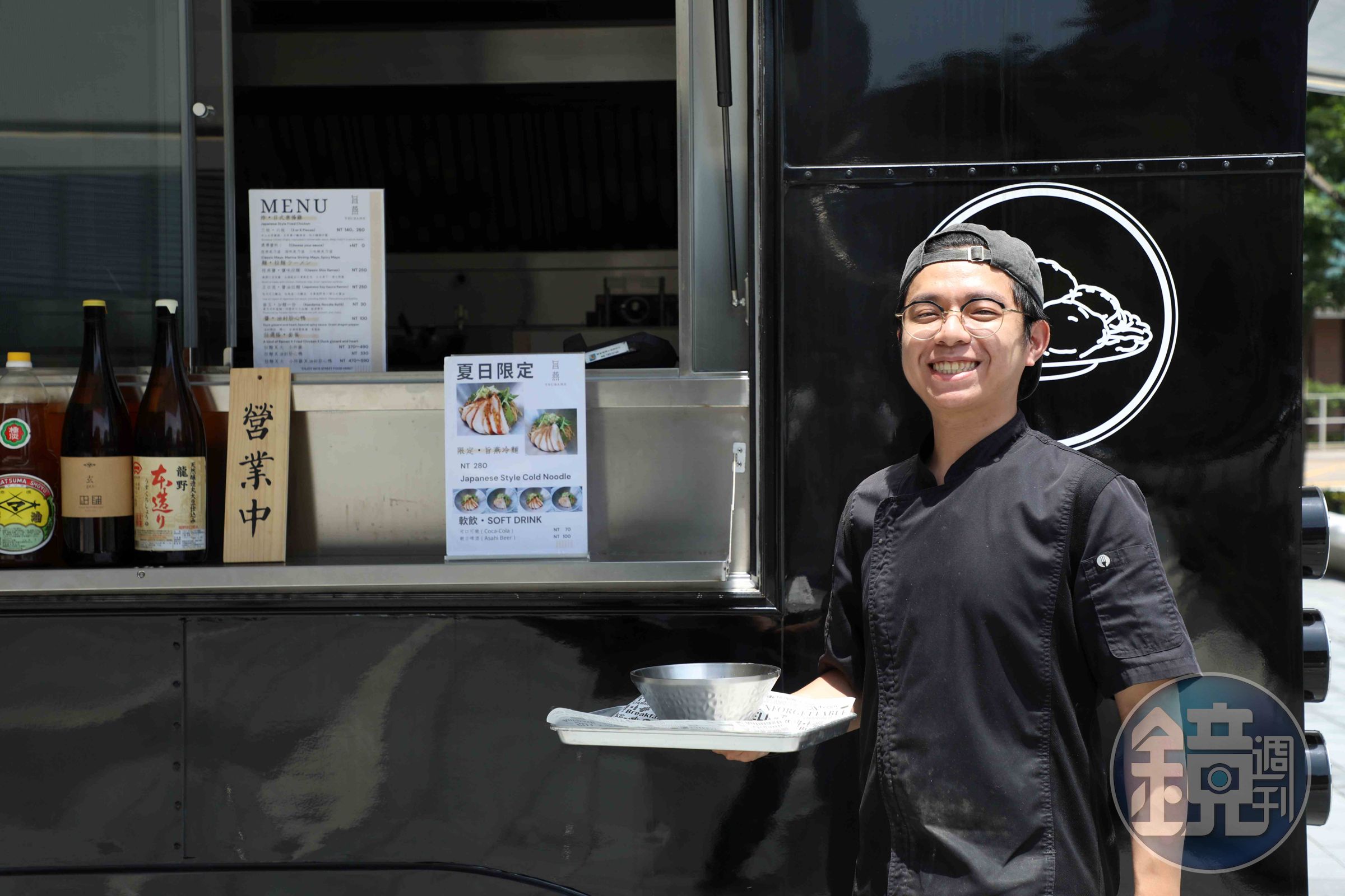 「旨燕」老闆阿威說，在餐車吃拉麵也是一種日式飲食文化。