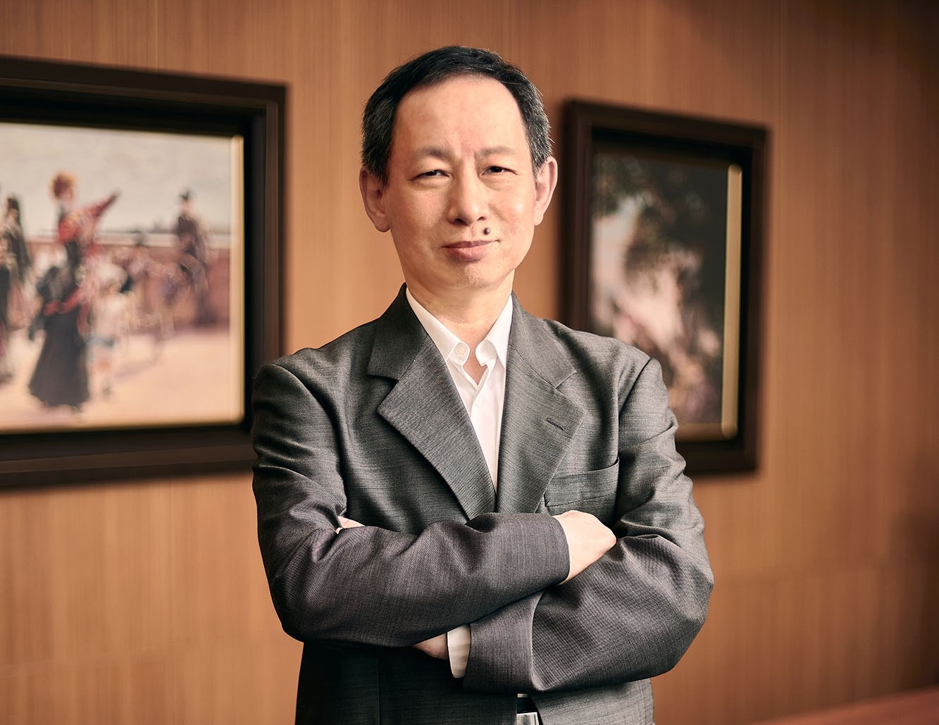 誠美材爆出經營權之爭，總經理連巍鐘代表公司派上火線。（連巍鐘提供）