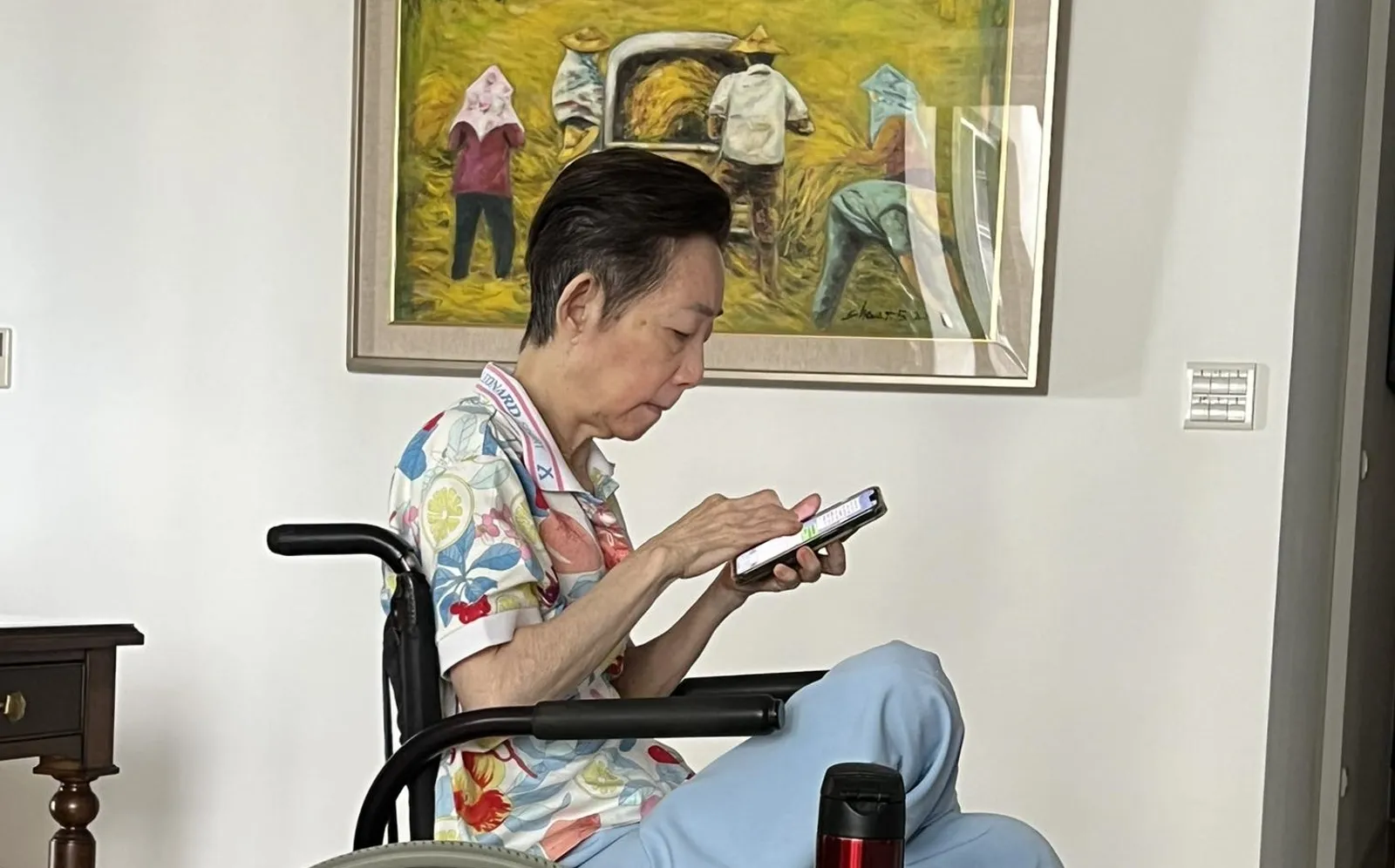 吳淑珍剛出院又傳昏倒。（翻攝自陳致中臉書）