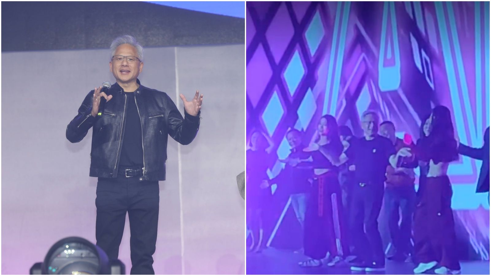 NVIDIA執行長黃仁勳大跳APT.。(本刊資料照;翻攝小紅書)