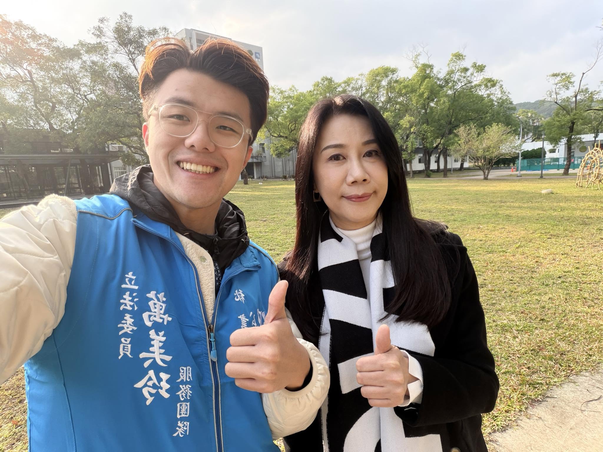 萬美玲的兒子佀廣洋要投入議員選戰，昔日霸凌黑歷史卻不斷被翻出。（翻攝自佀廣洋臉書）